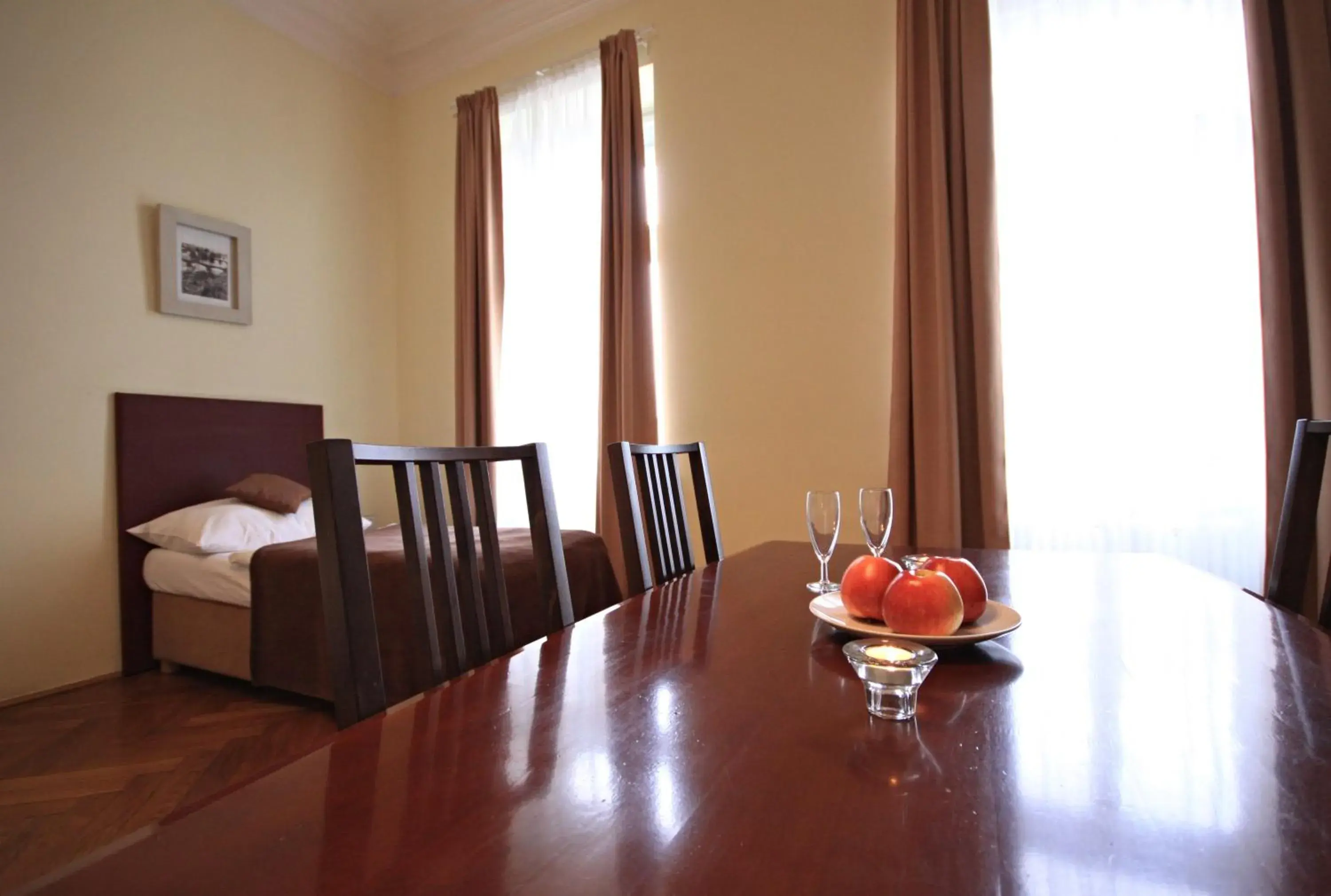 Dining area in River View Residence