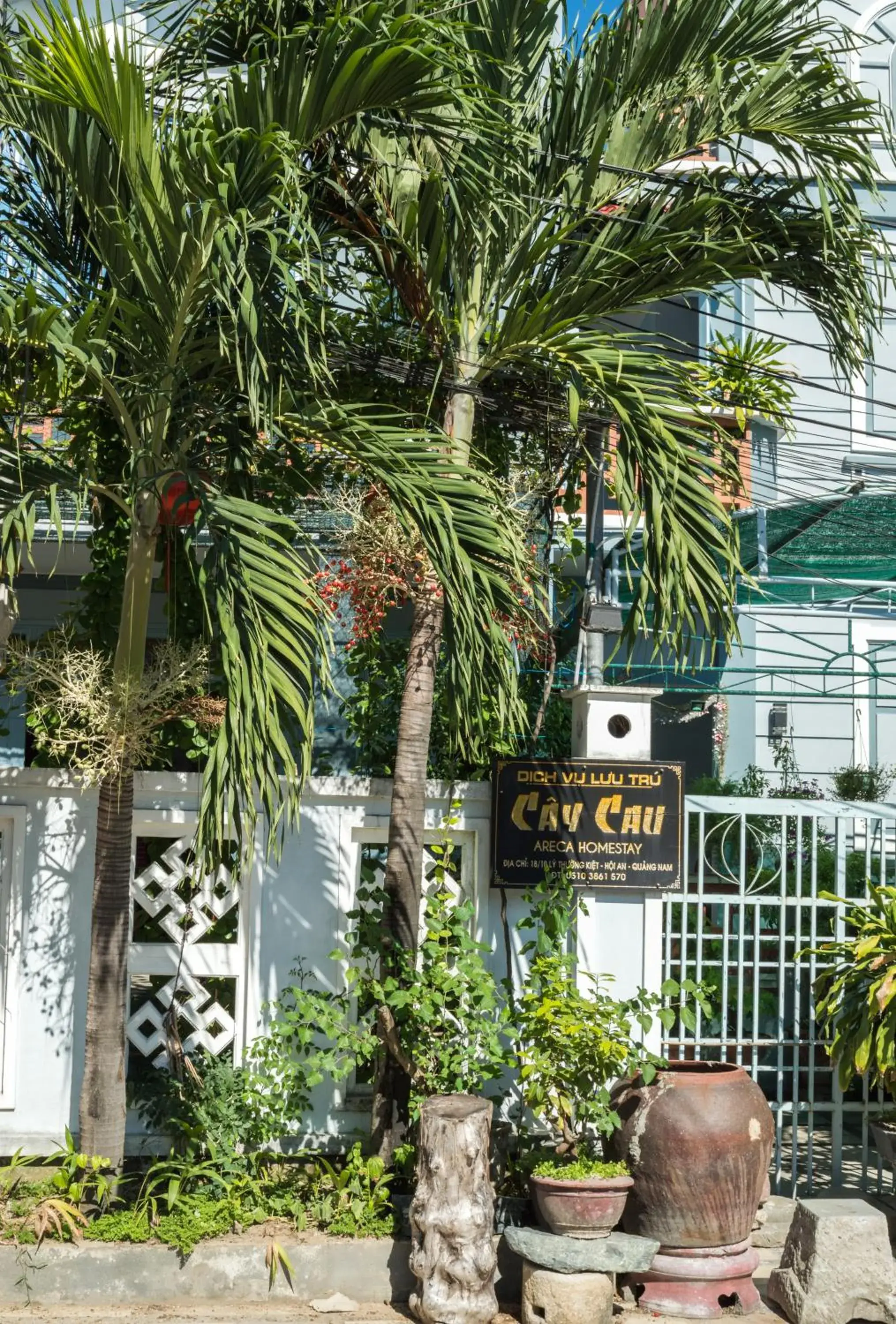 Facade/entrance in Areca Homestay