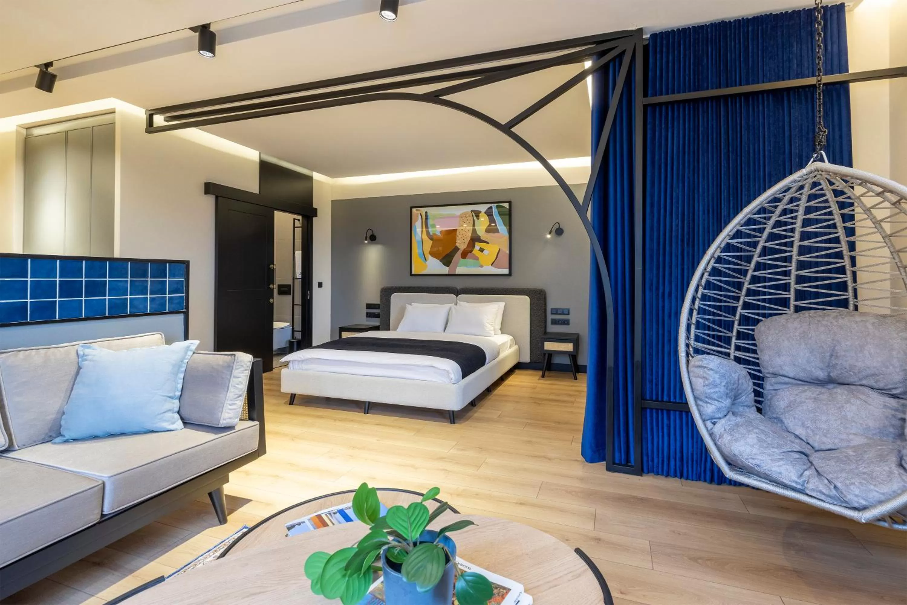 Bed in Upside Apartments