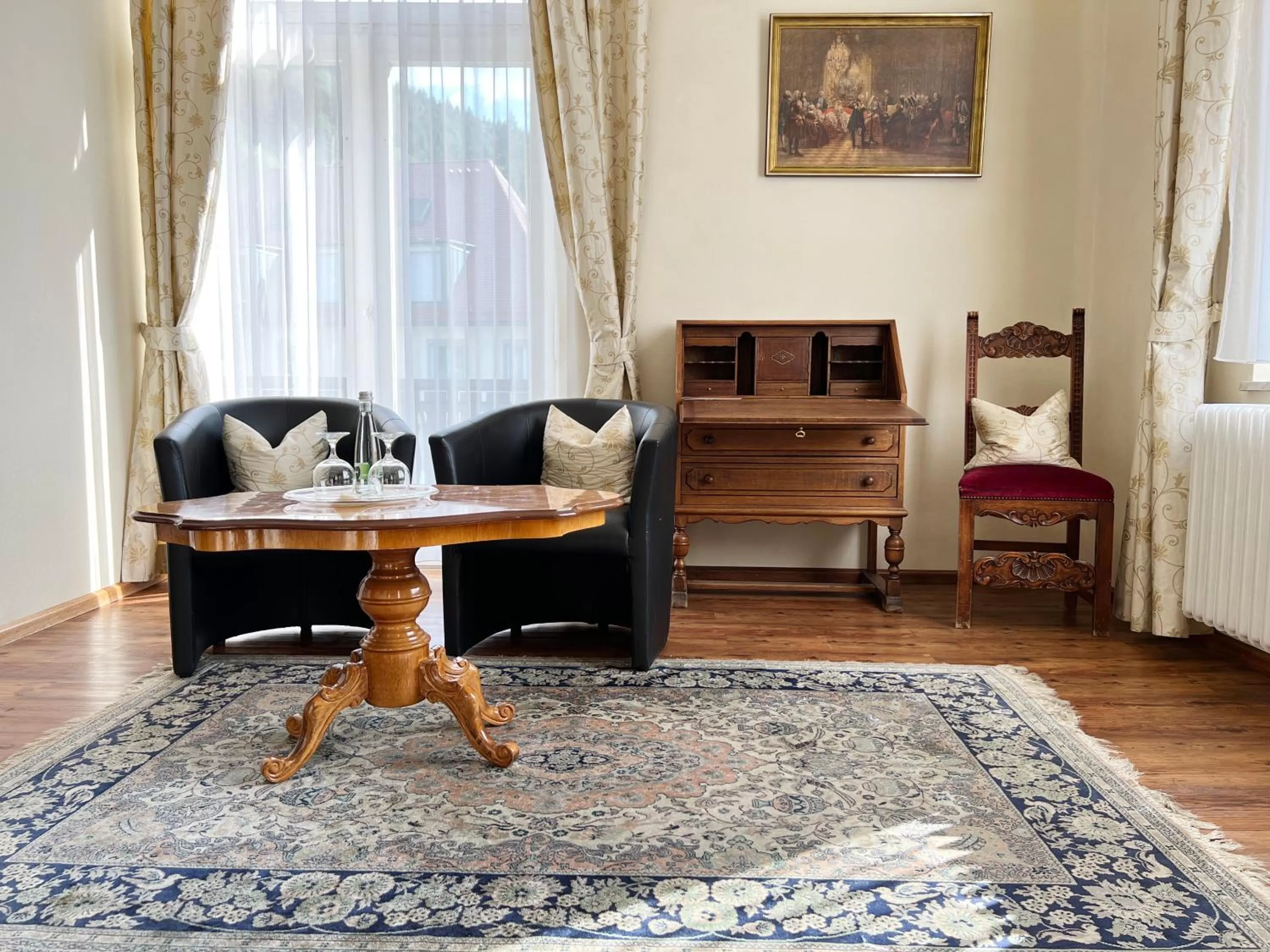 Seating area in Hotel Kühler Krug