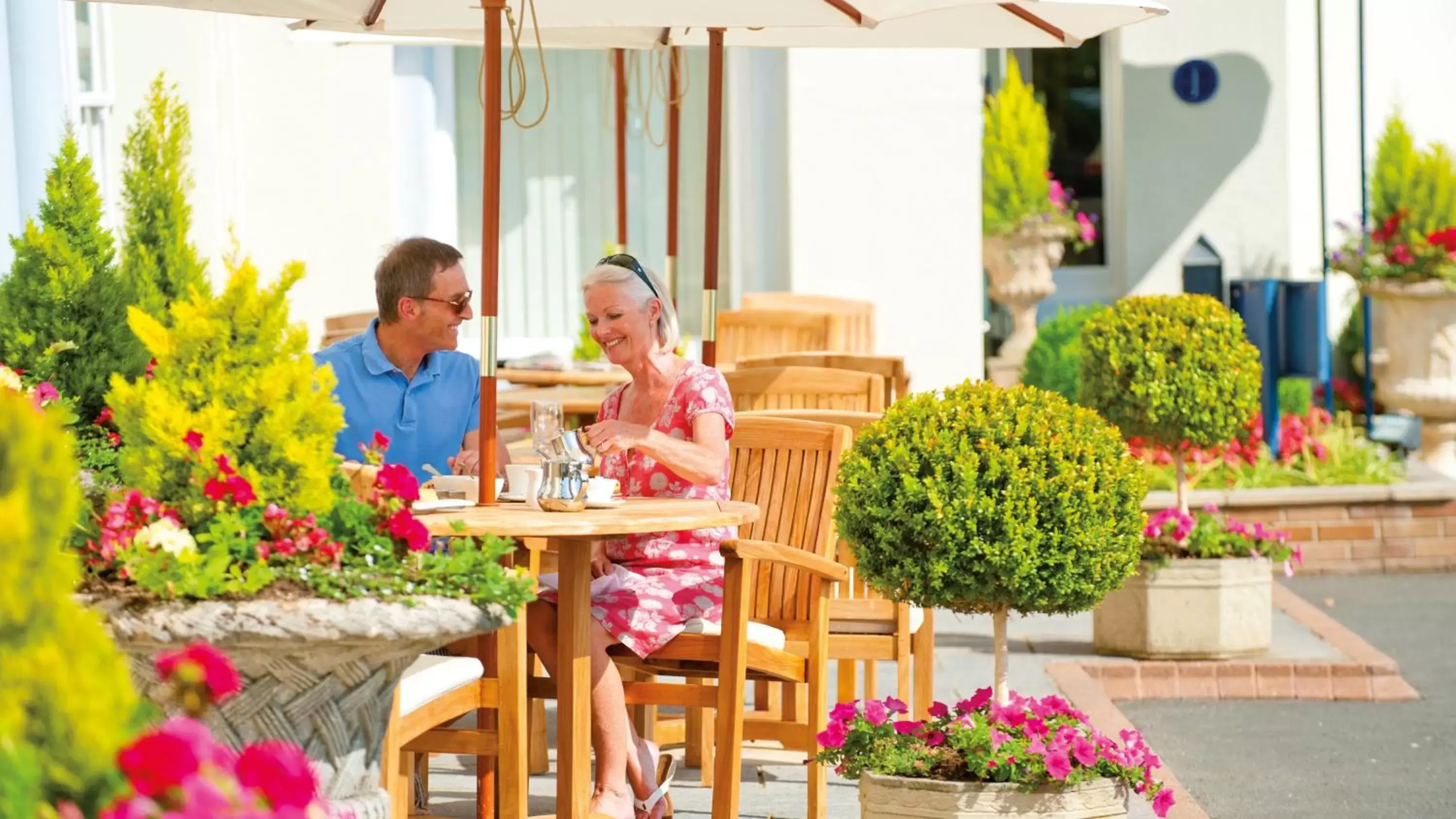 Patio in The Imperial Hotel