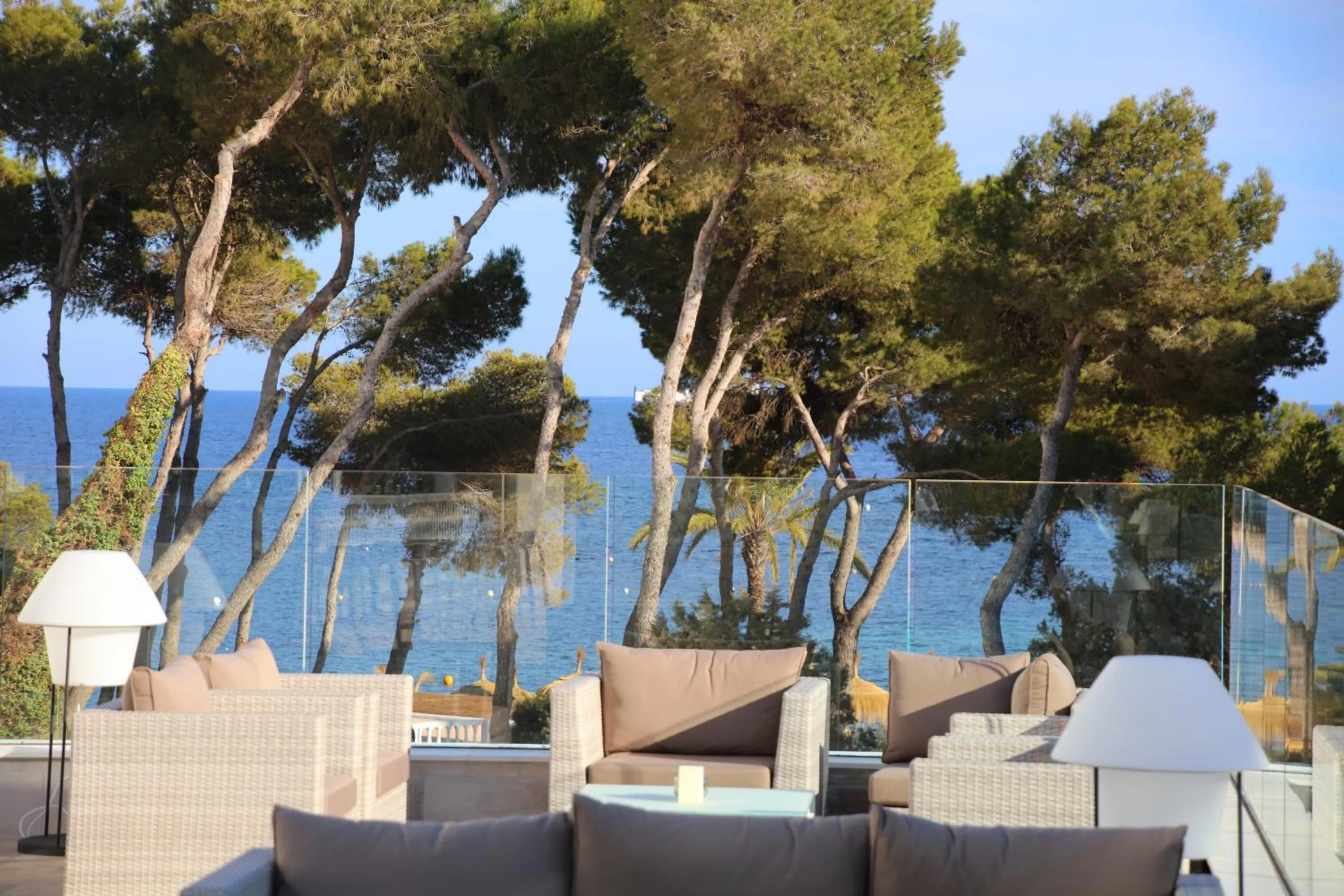 Lounge or bar, Patio/Outdoor Area in Iberostar Selection Santa Eulalia Ibiza