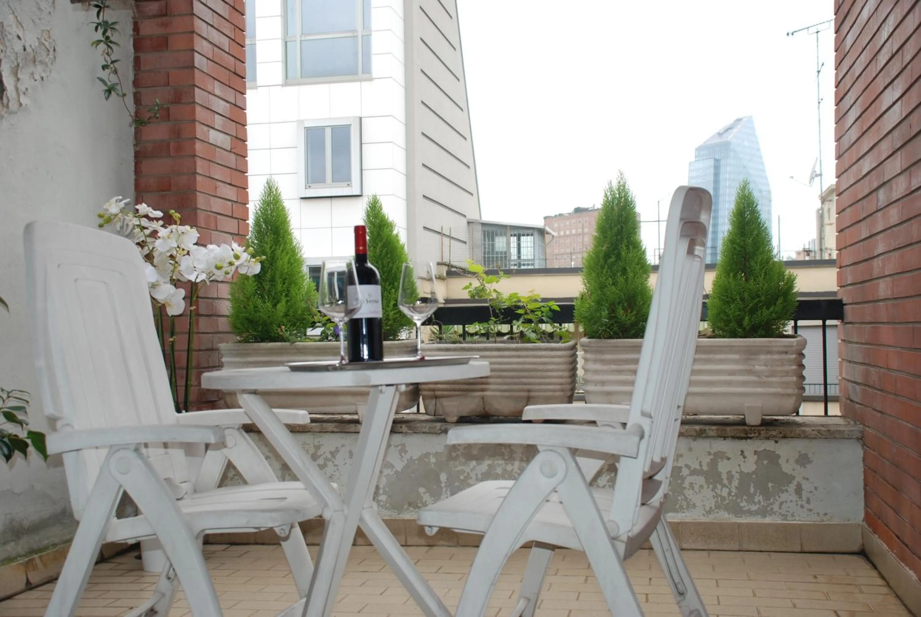 Balcony/Terrace in Hotel Mennini