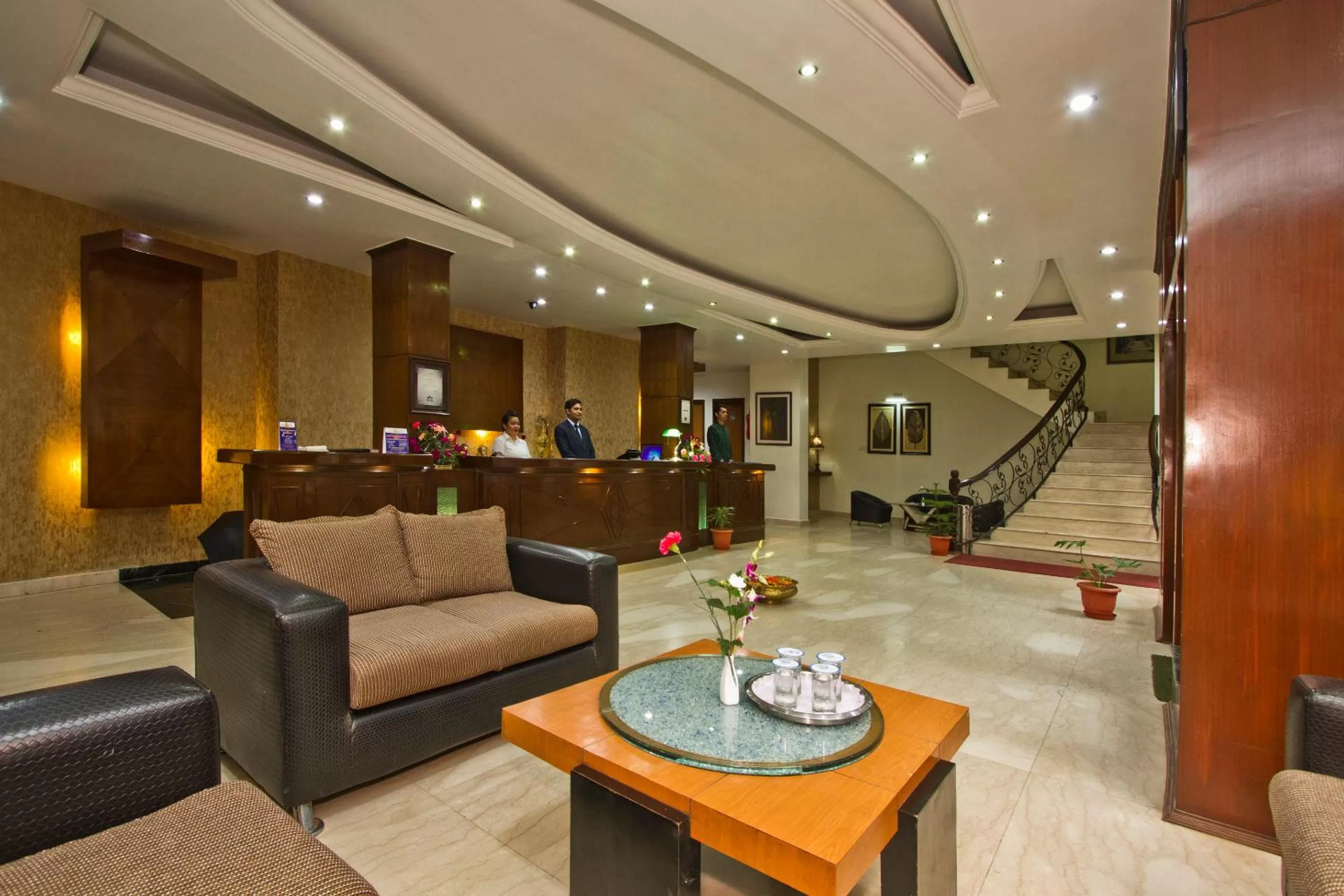 Lobby or reception in Hotel Broadways Inn