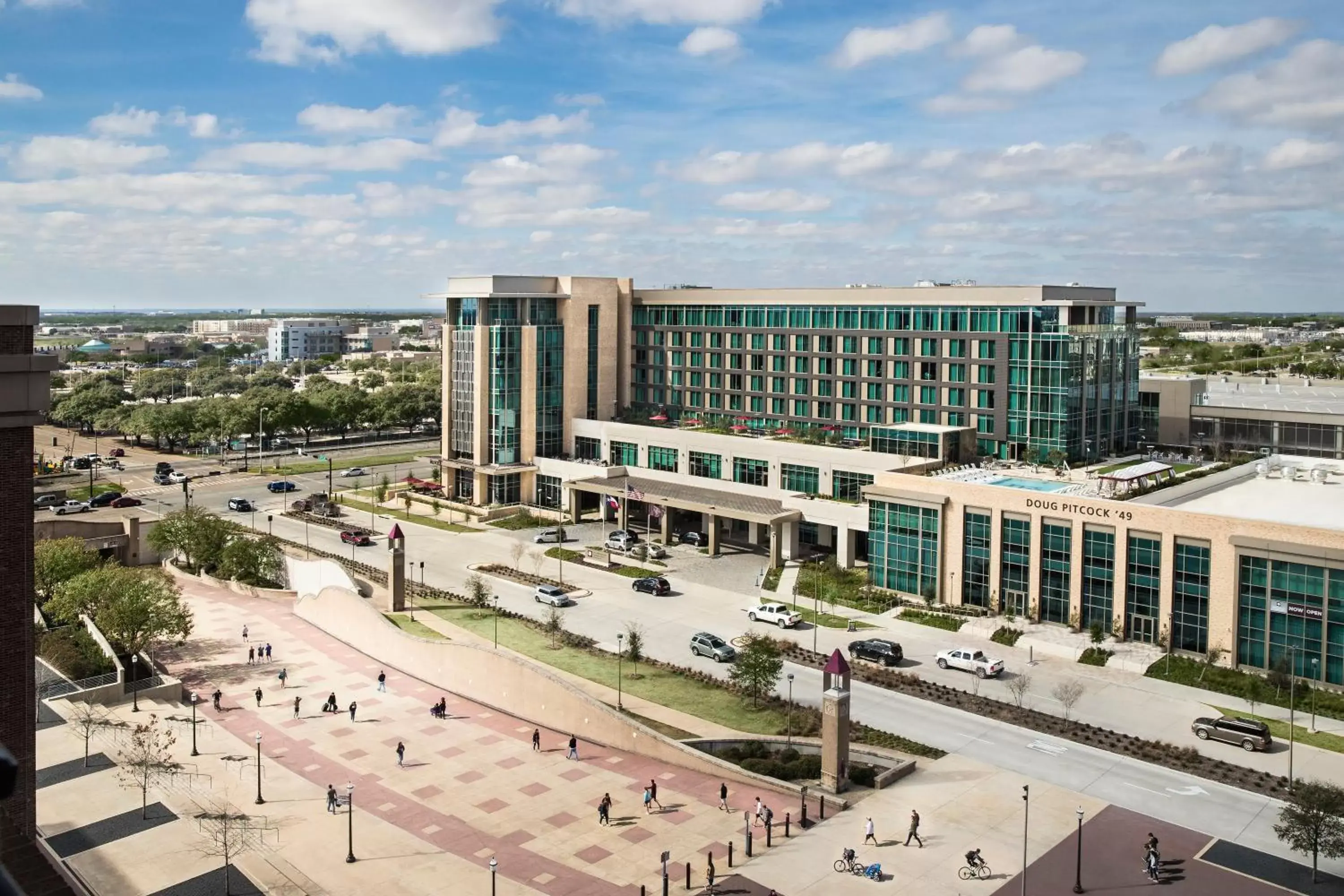 Bird's eye view, Bird's-eye View in Texas A&M Hotel and Conference Center