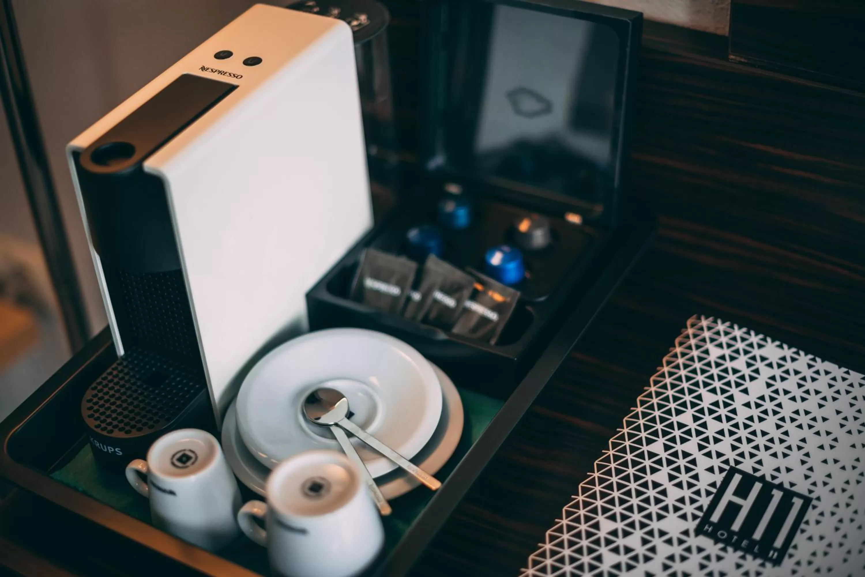Coffee/tea facilities in BOUTIQUE HOTEL11 with rooftop SPA