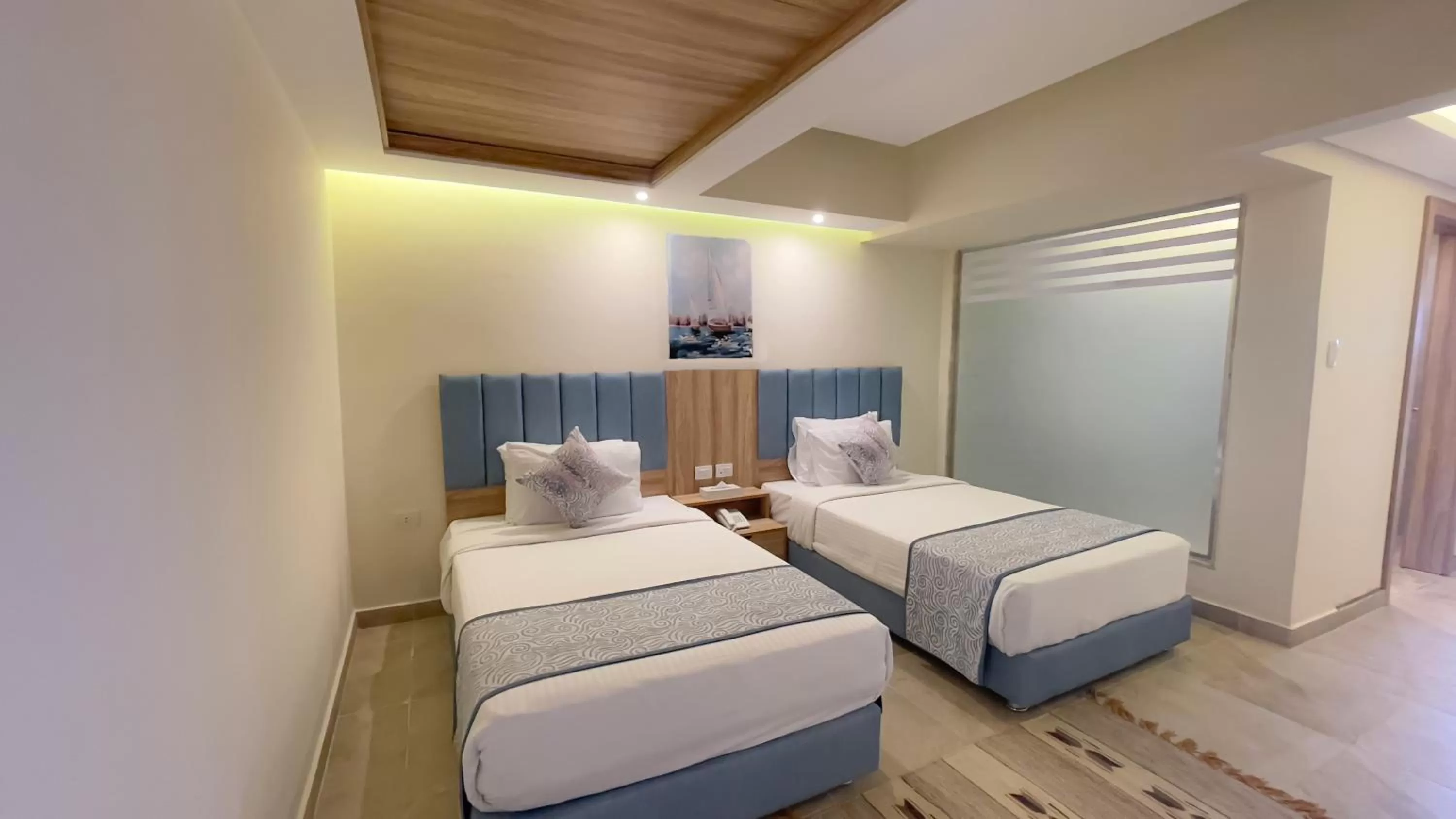 Bed in Jasmine Palace Resort