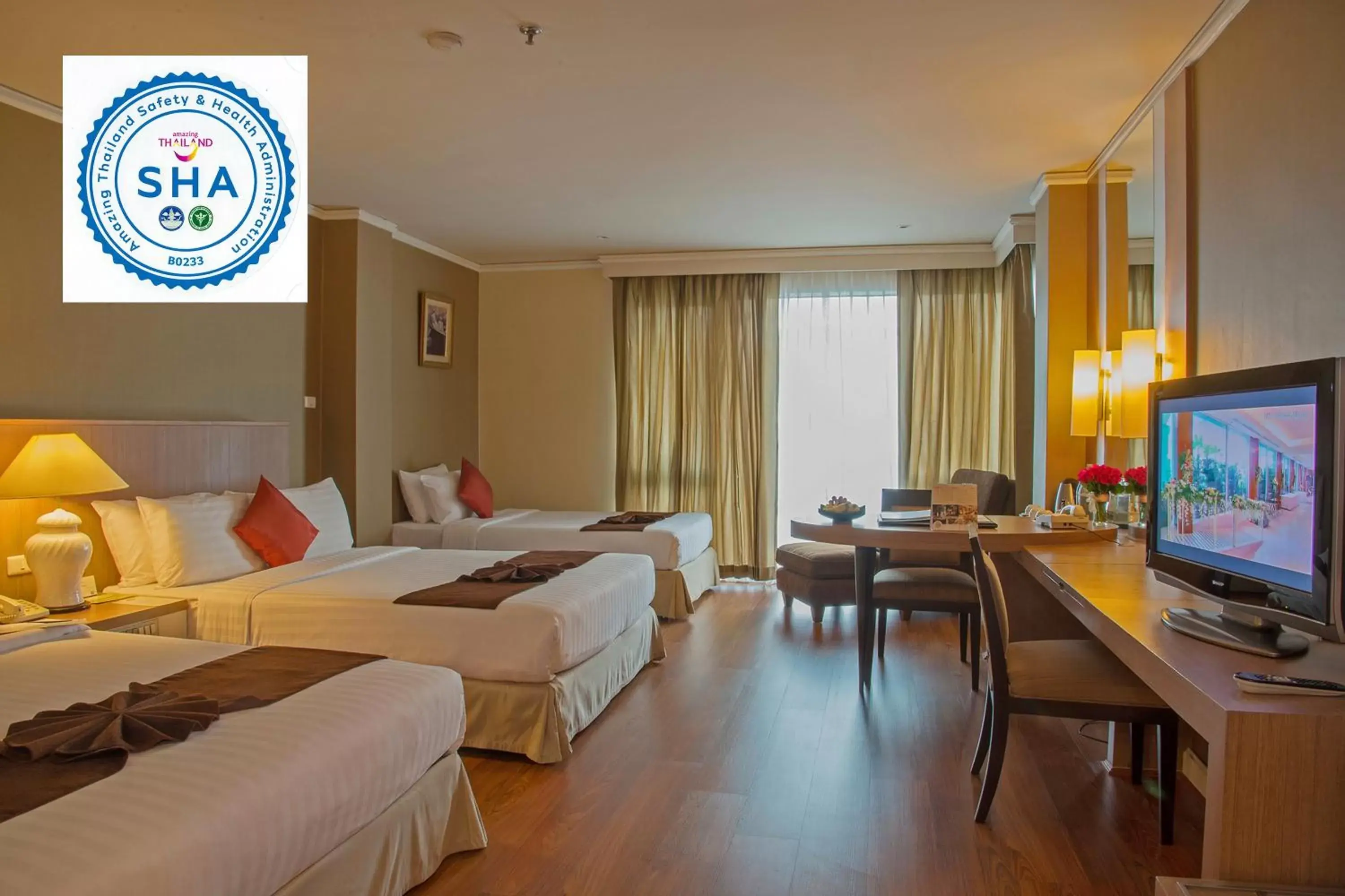 Bed in Royal Princess Larn Luang - SHA Extra Plus Bed in Royal Princess Larn Luang - SHA Extra Plus