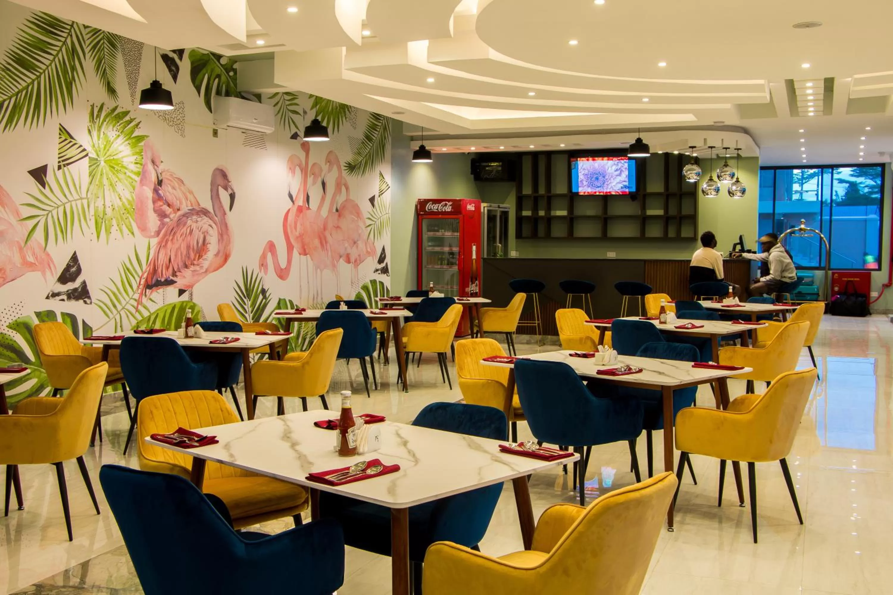 Restaurant/places to eat in Hotel Horizon Entebbe