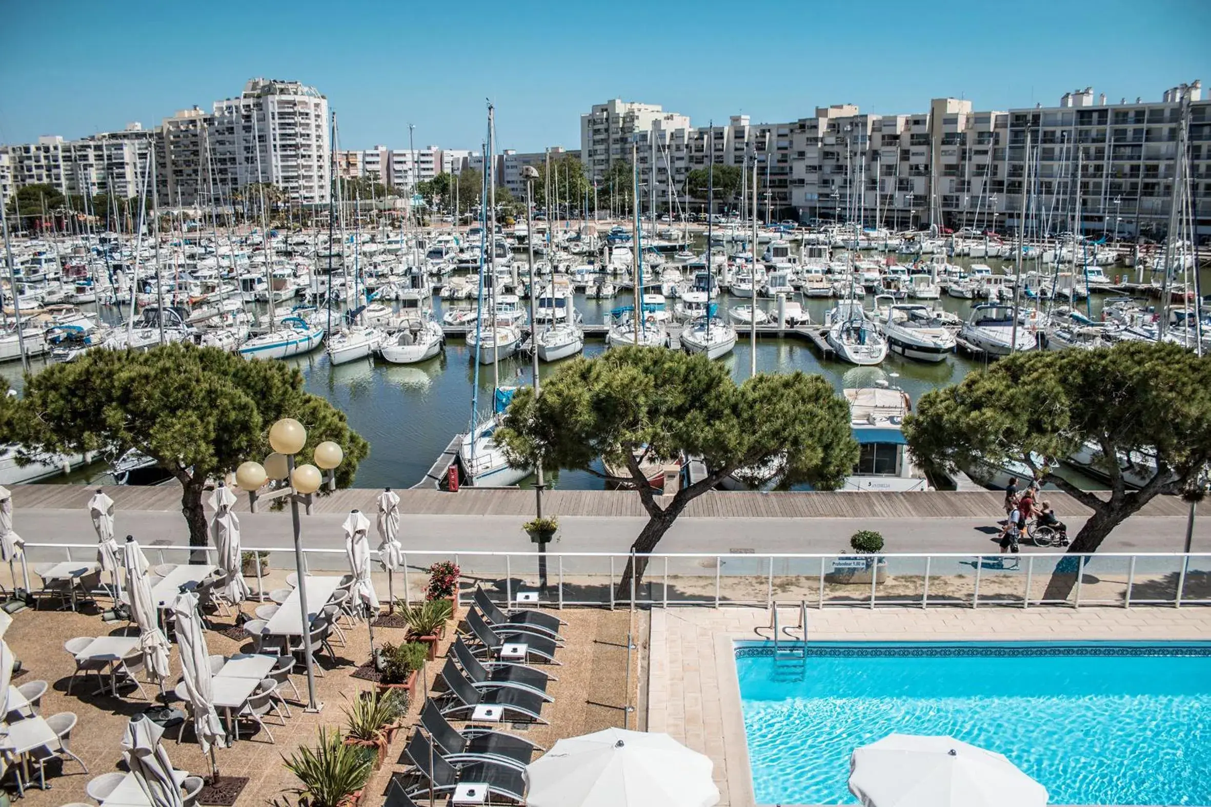 Sea view, Pool View in The Originals Boutique, Hôtel Neptune, Montpellier Sud (Inter-Hotel)