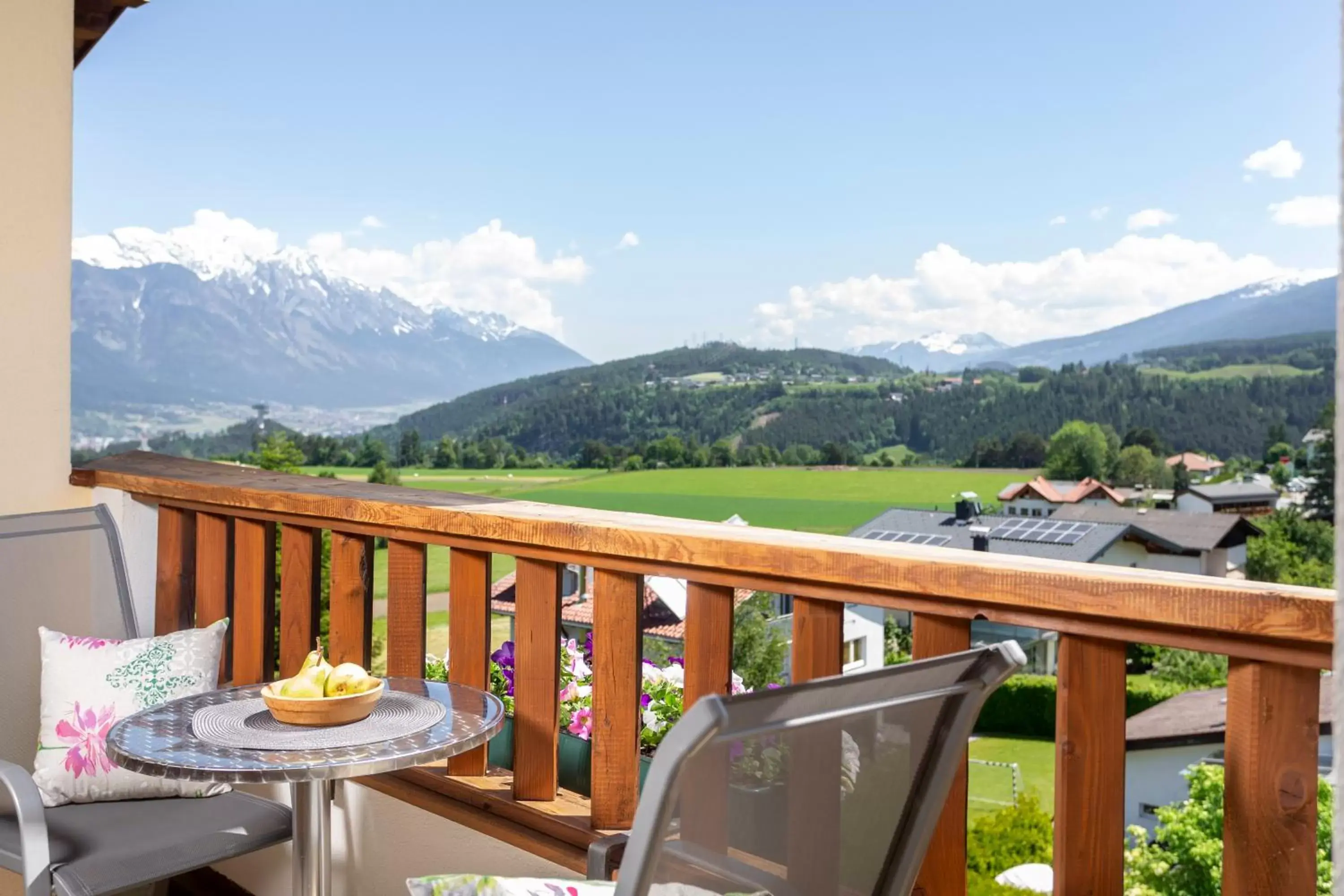 Balcony/Terrace, Mountain View in Hotel Seppl