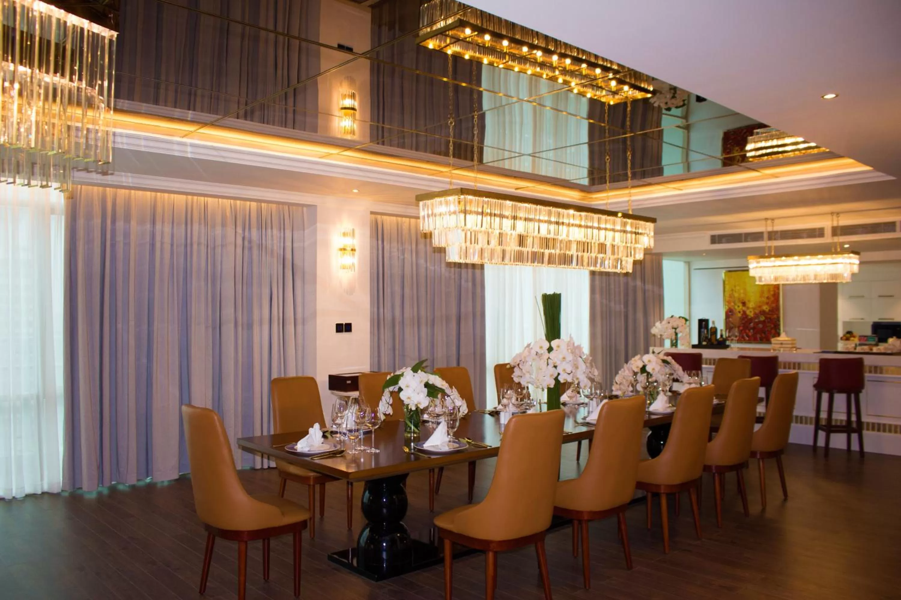 Dining area in Diamond Bay Hotel