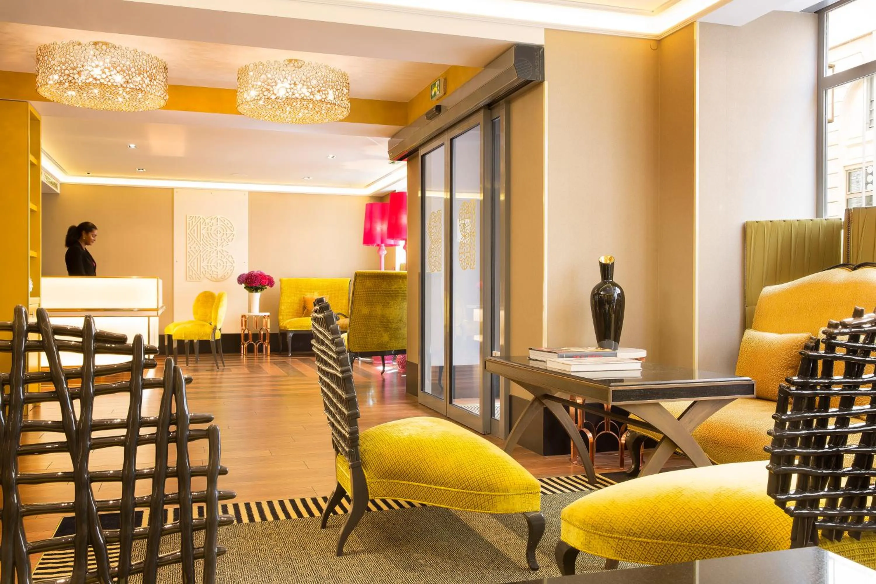 Lobby or reception in Hôtel Baume