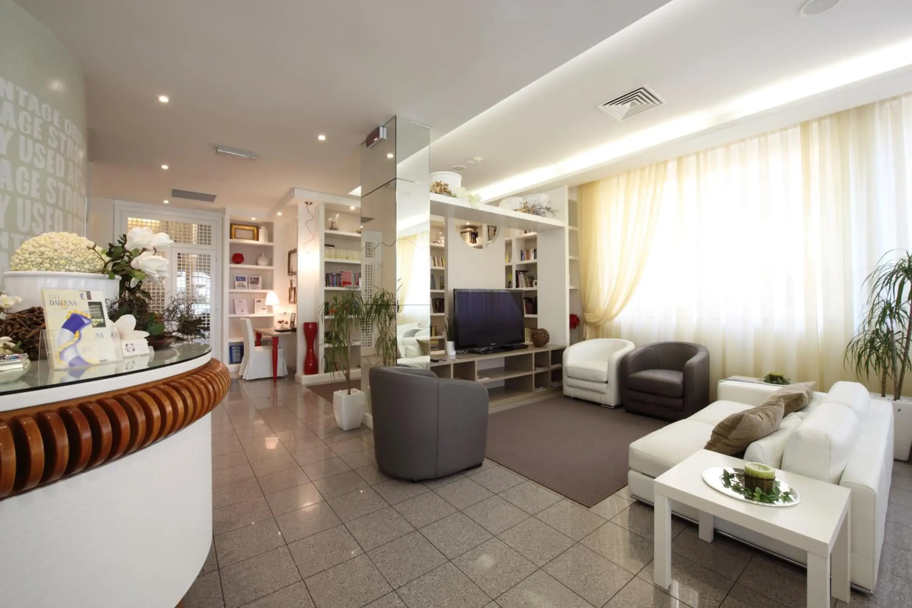 Communal lounge/ TV room in Hotel Darsena