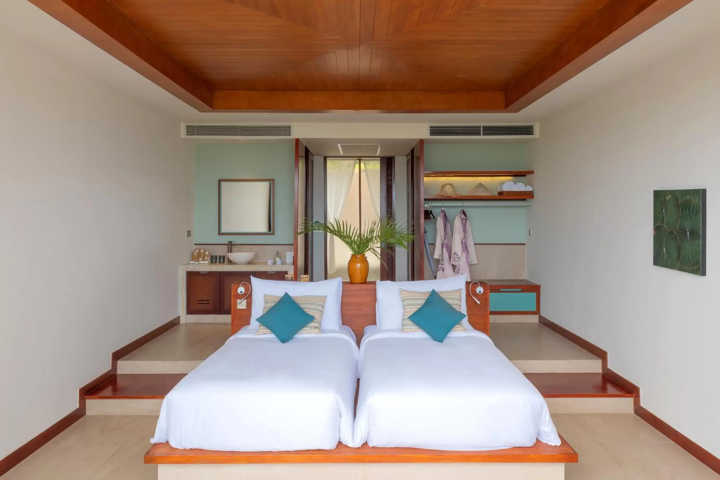 Bedroom, Bed in Fusion Resort Cam Ranh - All Spa Inclusive