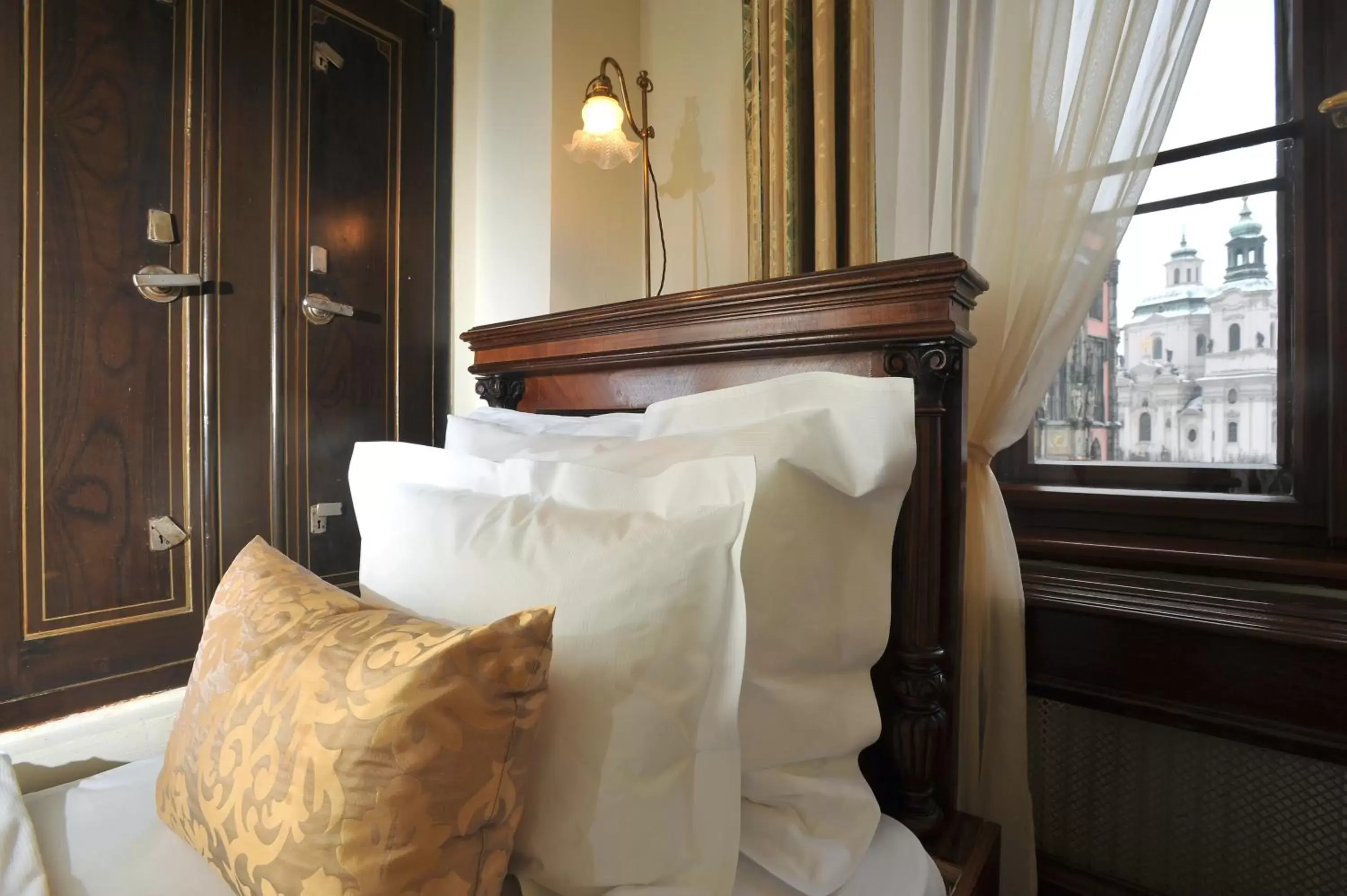 Bed in Grand Hotel Praha