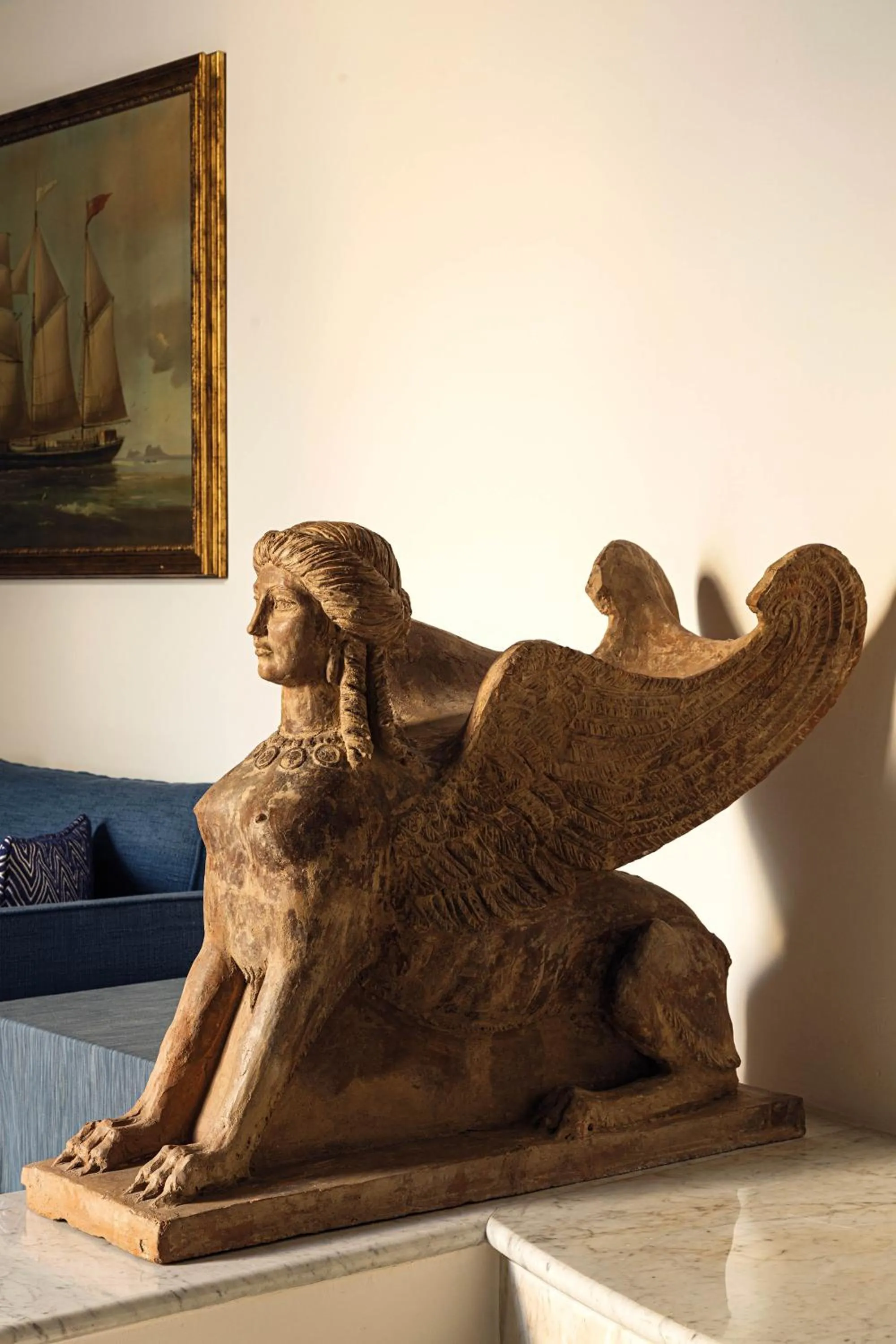 Living room in Caruso, A Belmond Hotel, Amalfi Coast