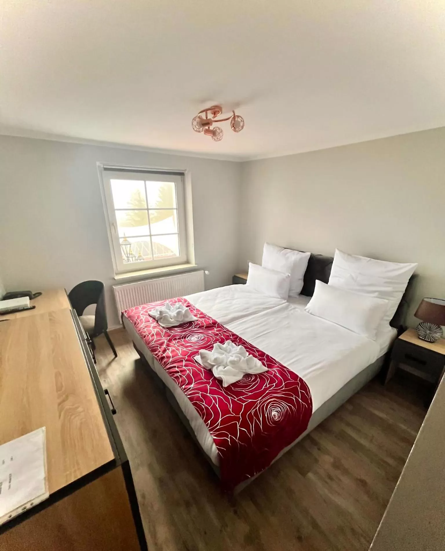 Photo of the whole room, Bed in Hotel Waldeslust