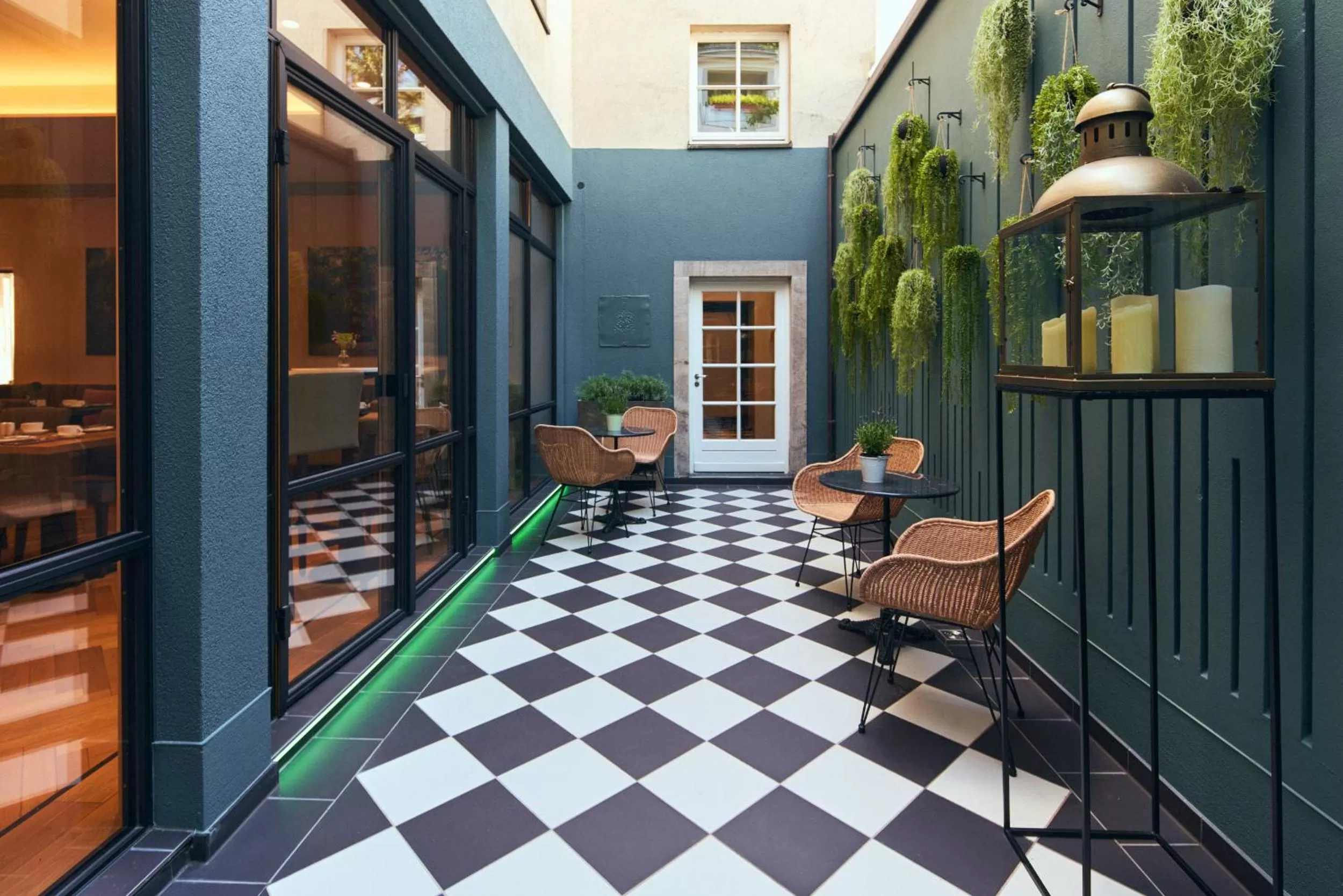 Patio in Boutique Hotel Orangerie