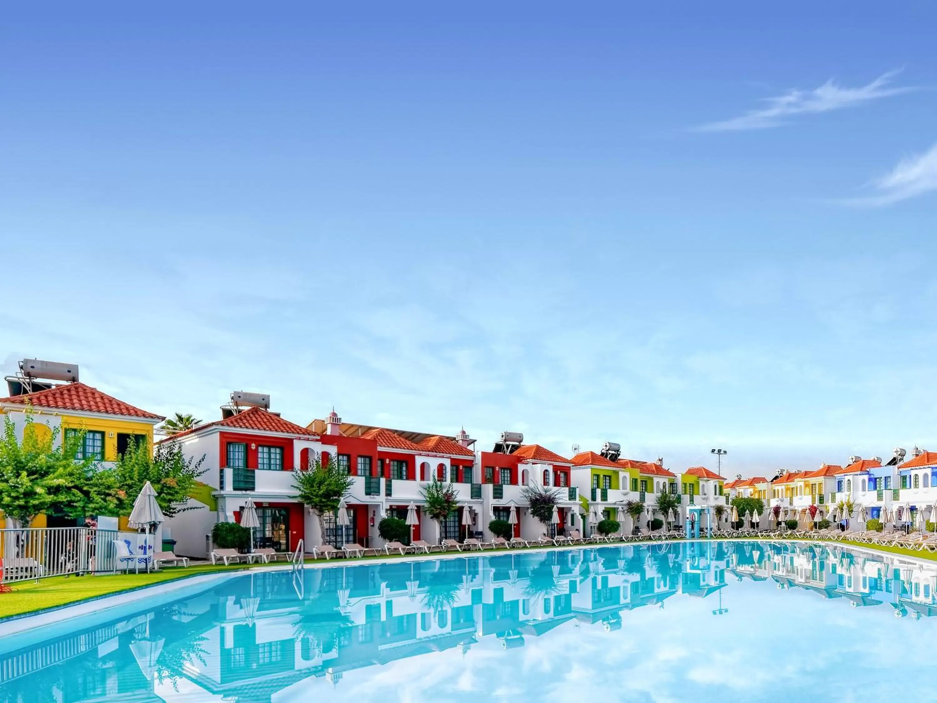 Day, Swimming Pool in Bungalows Vistaflor