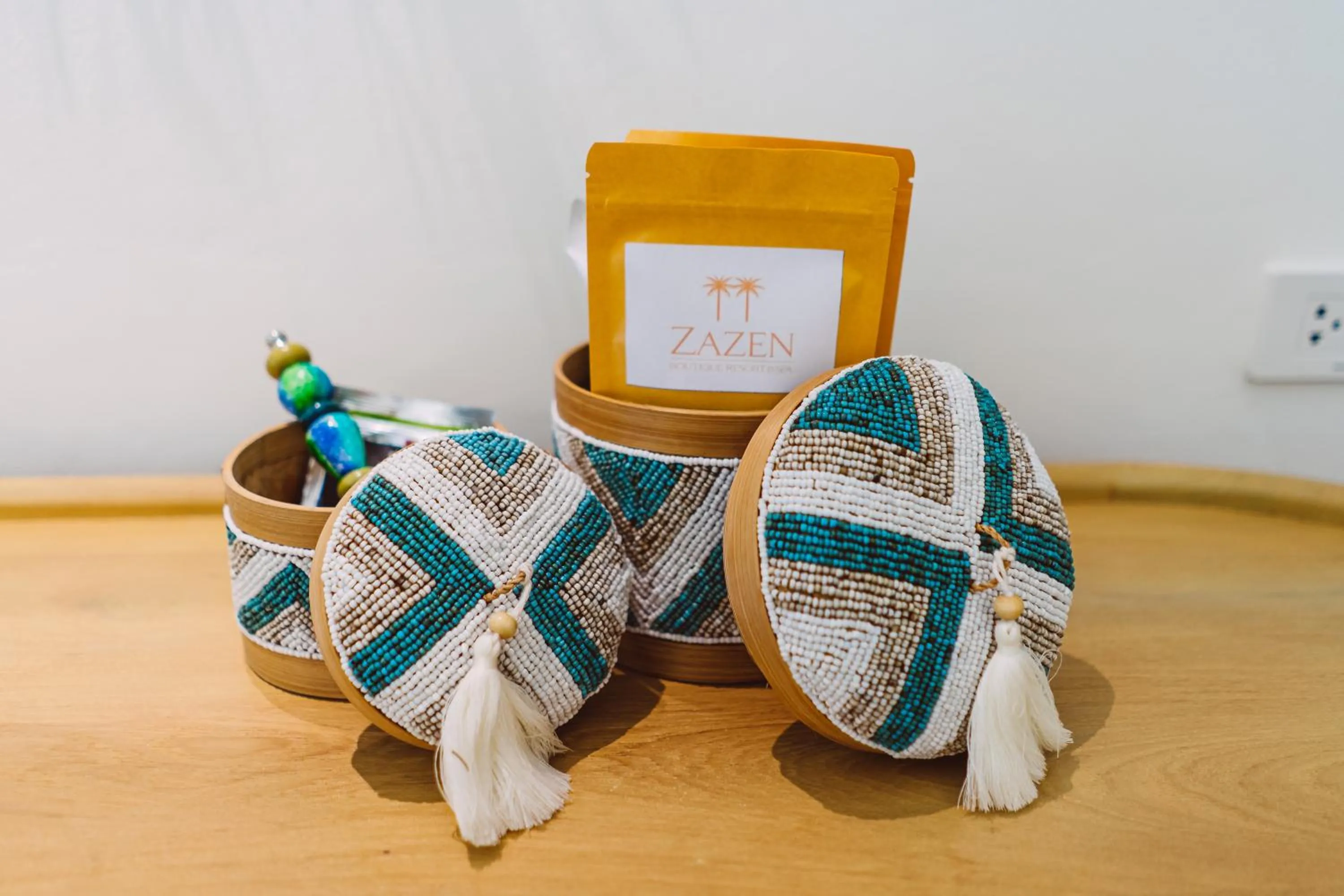 Decorative detail in Zazen Boutique Resort & Spa