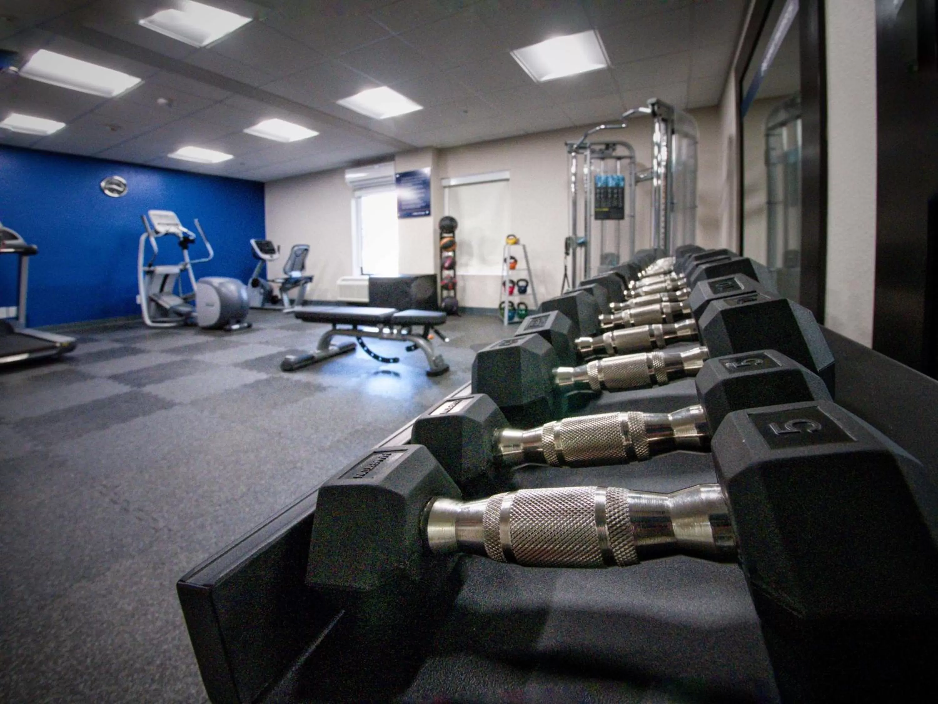 Fitness centre/facilities in Hampton Inn Edmond