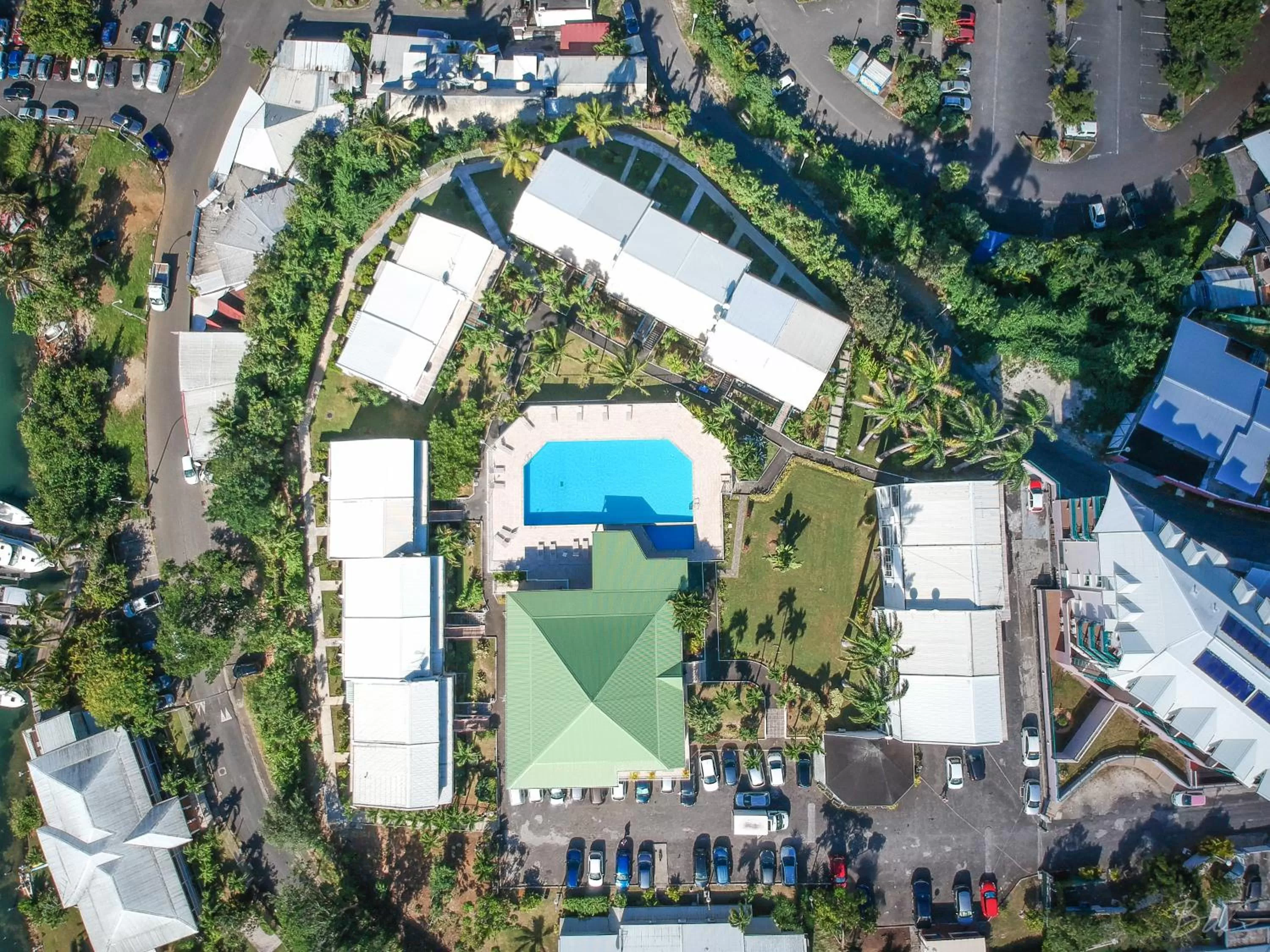 Bird's eye view, Bird's-eye View in Hotel Village Soleil