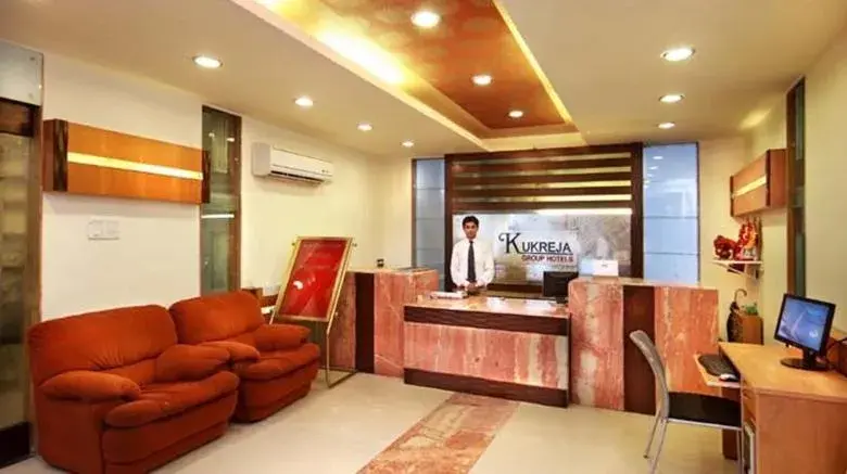 Lobby or reception in Hotel Mandakini Plaza