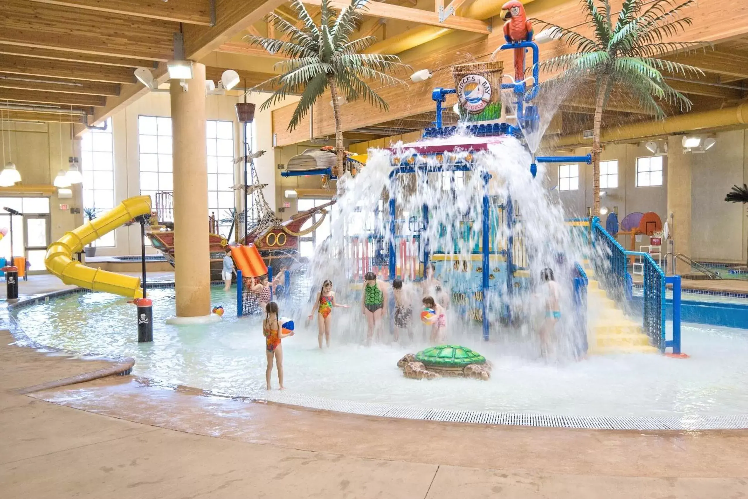 Aqua park in Bridges Bay Resort