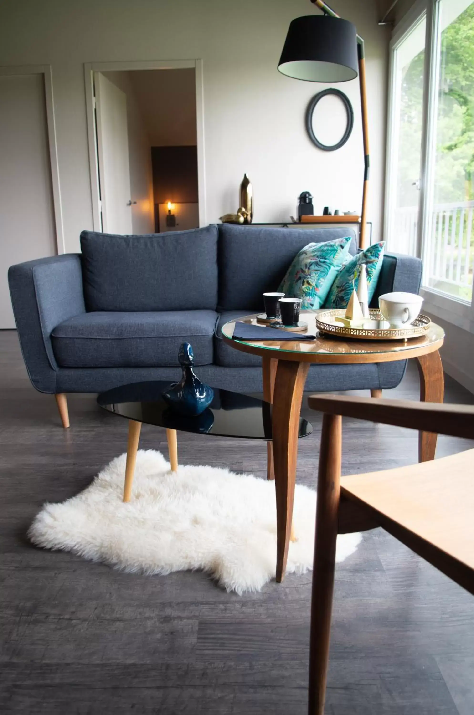 Living room, Seating Area in Hôtel le Corbusson