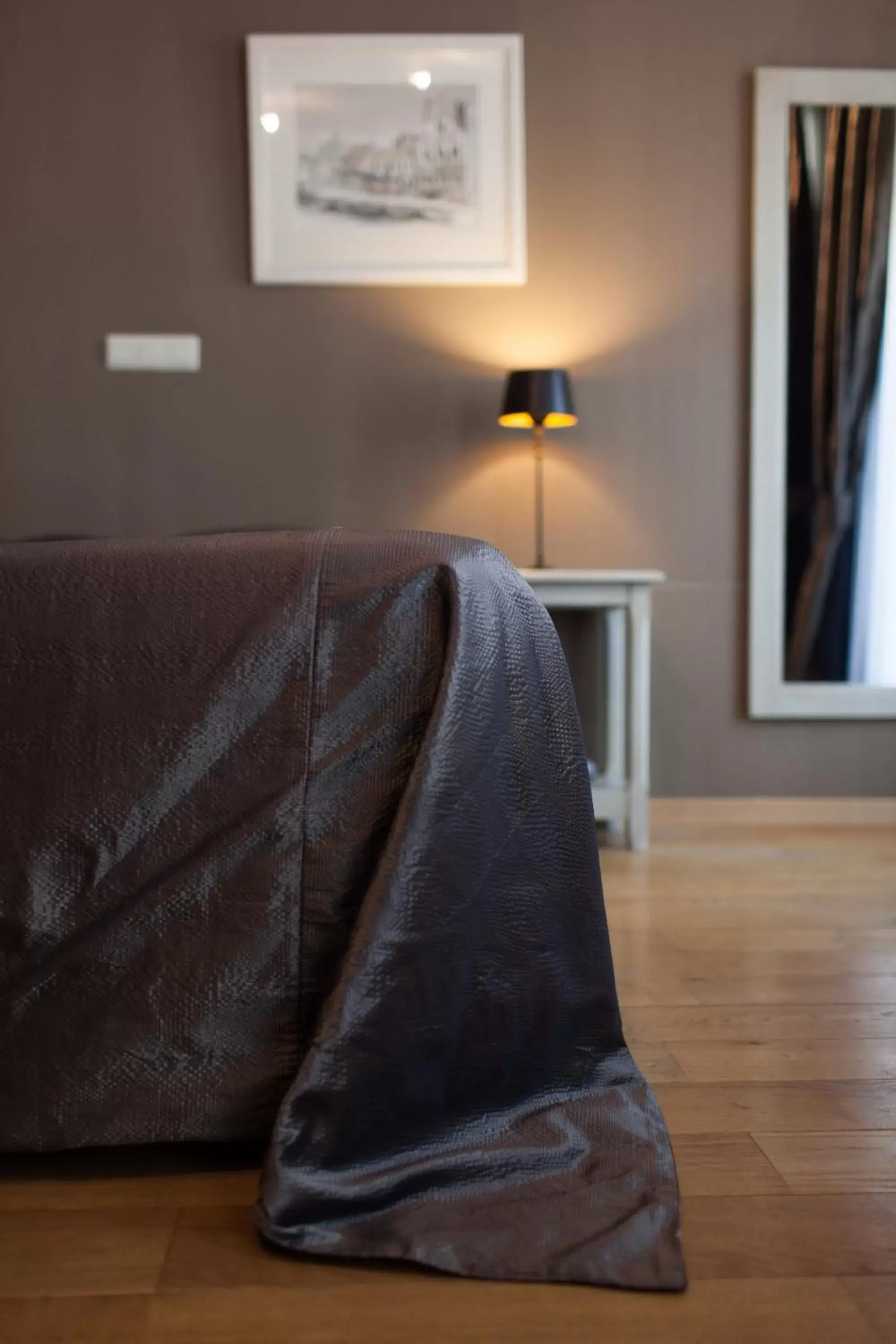 Decorative detail, Bed in Hotel Boterhuis