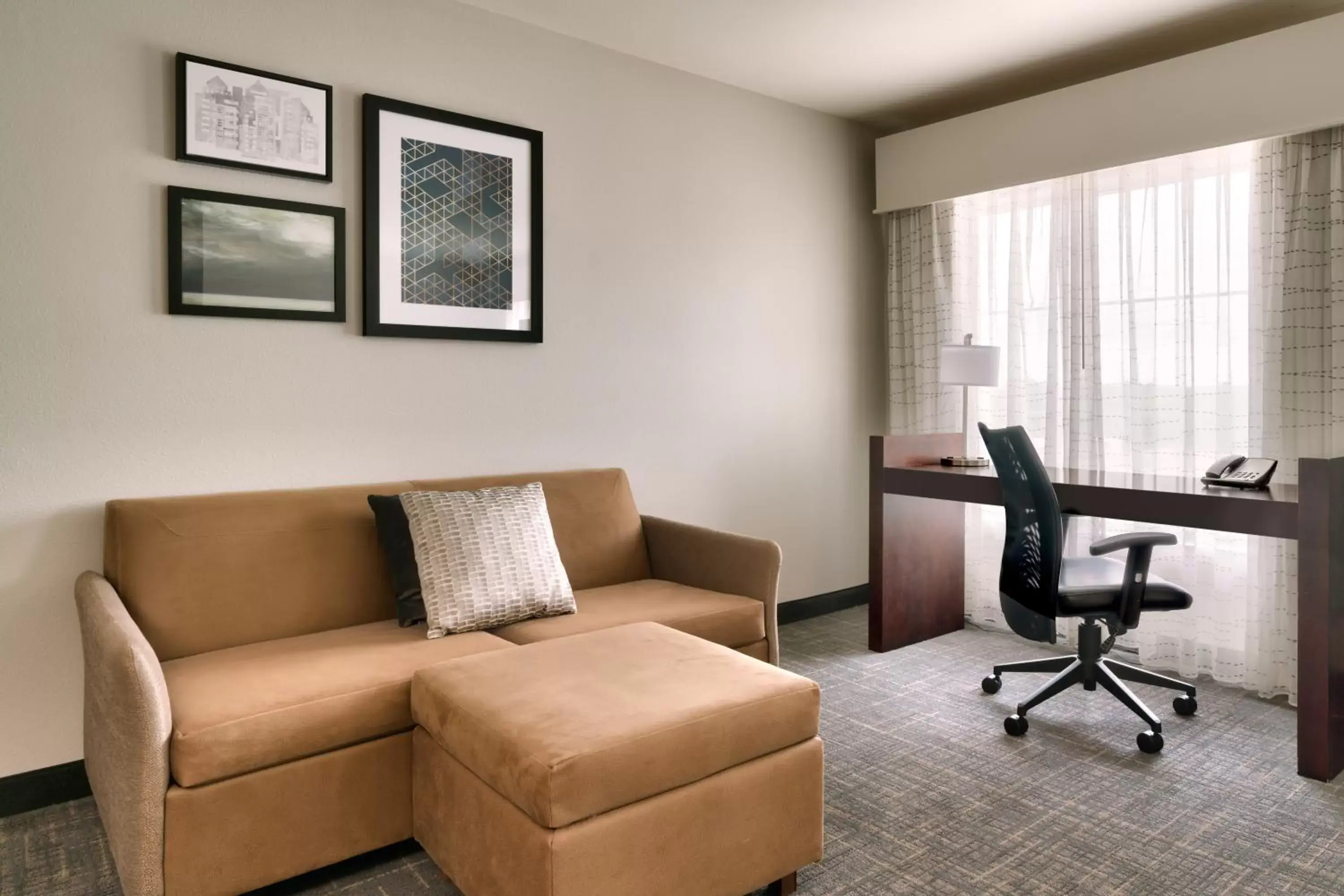 Living room, Seating Area in Residence Inn by Marriott Houston I-10 West/Park Row