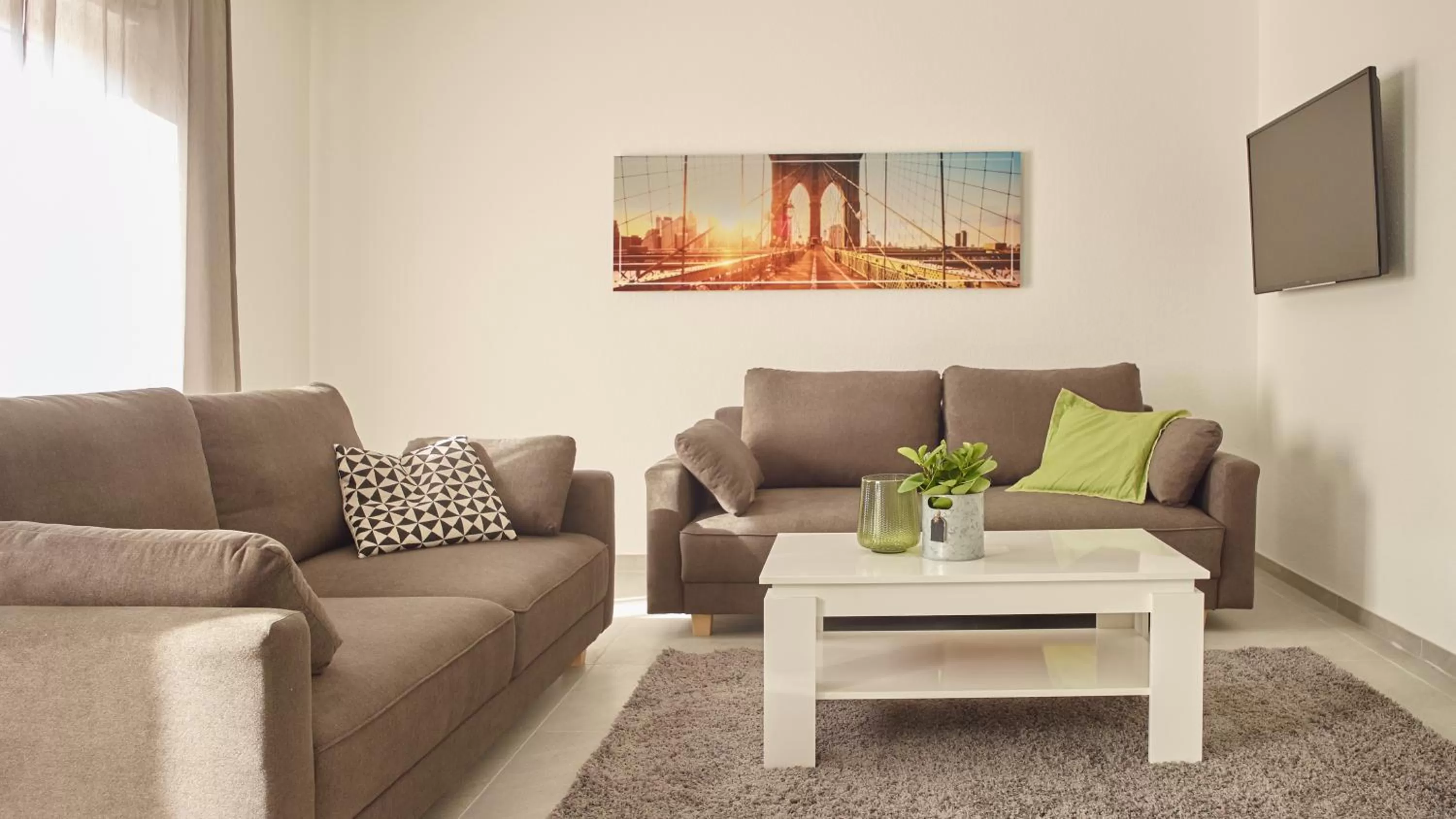 Living room in City Hotel ApartW3 - kostenlos parken