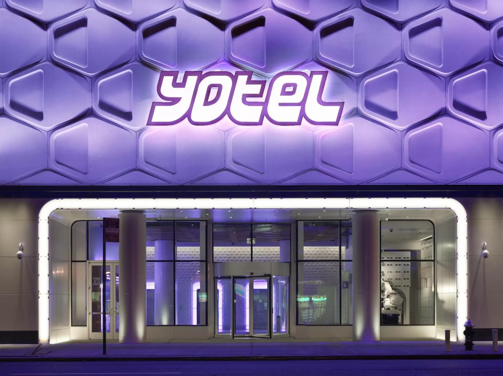 Facade/entrance in YOTEL New York Times Square Facade/entrance in YOTEL New York Times Square