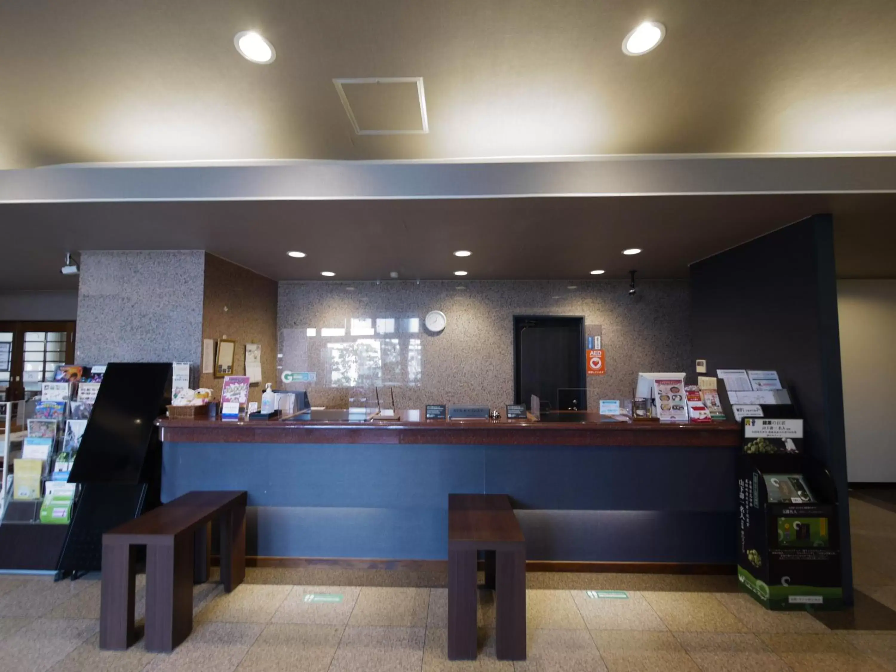Lobby or reception, Restaurant/Places to Eat in Hotel Route-Inn Court Kofu Isawa