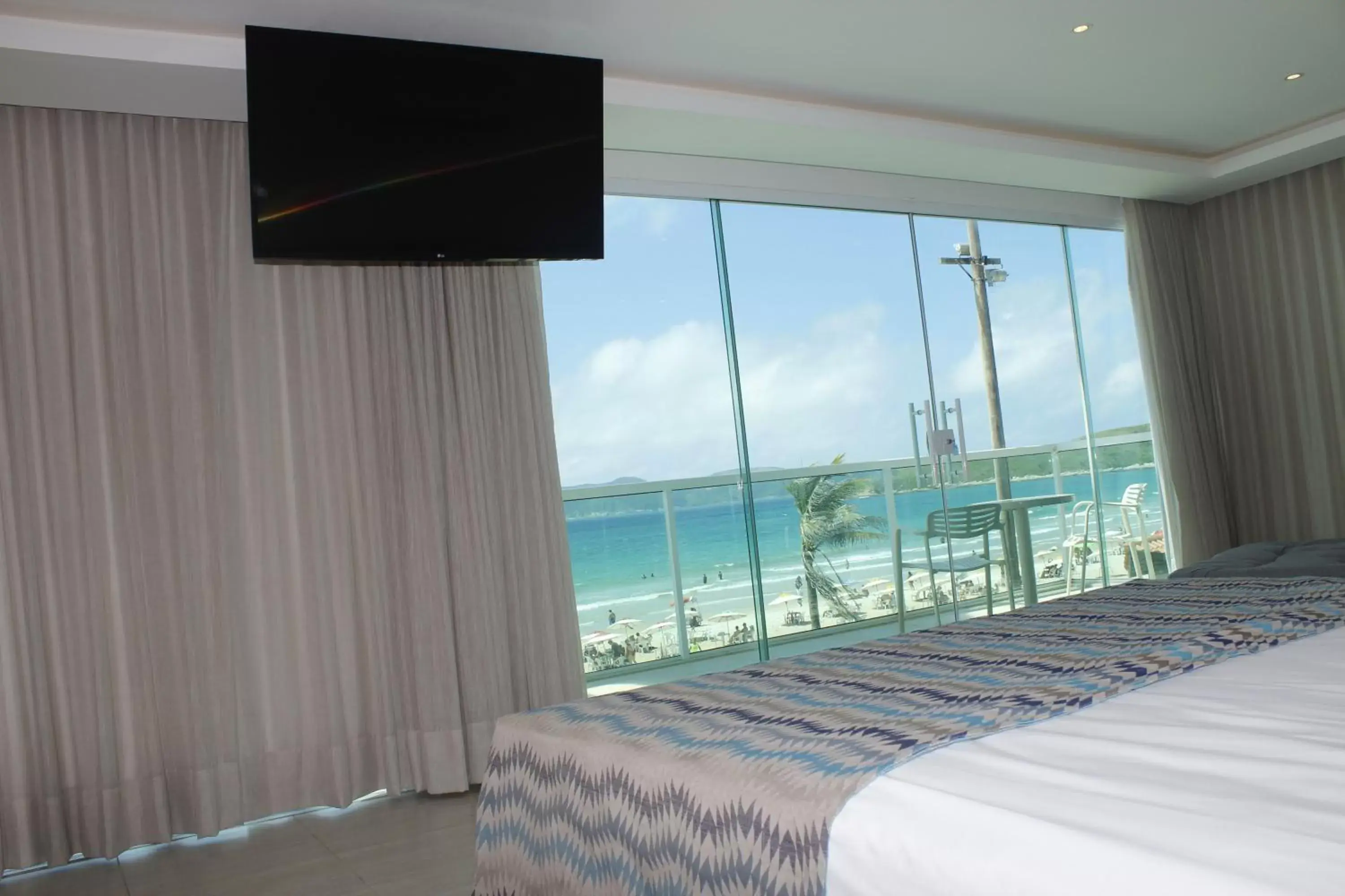 Bedroom, Bed in Paradiso Peró Praia Hotel Bedroom, Bed in Paradiso Peró Praia Hotel