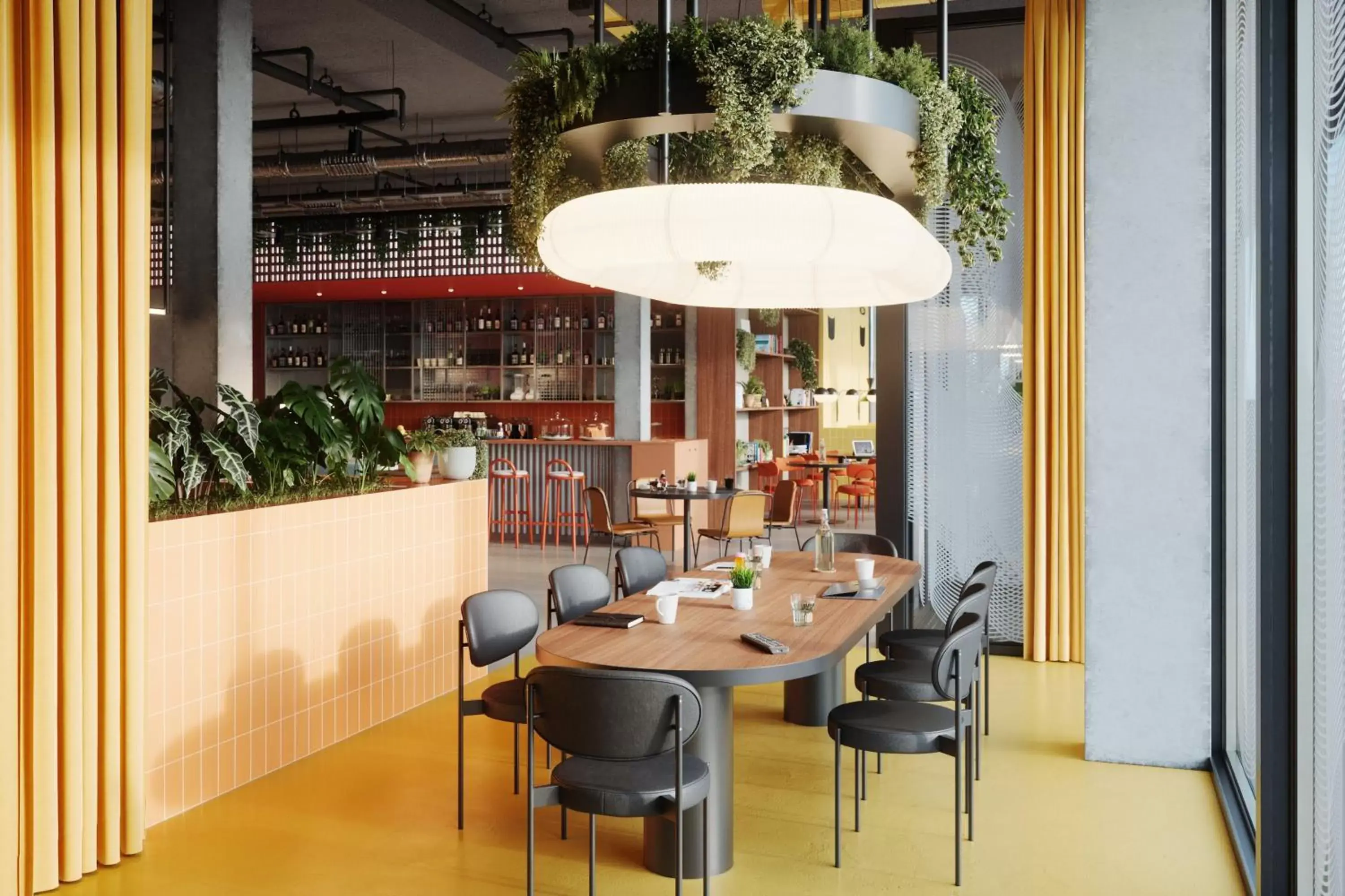 Restaurant/Places to Eat in The Social Hub Barcelona Poblenou