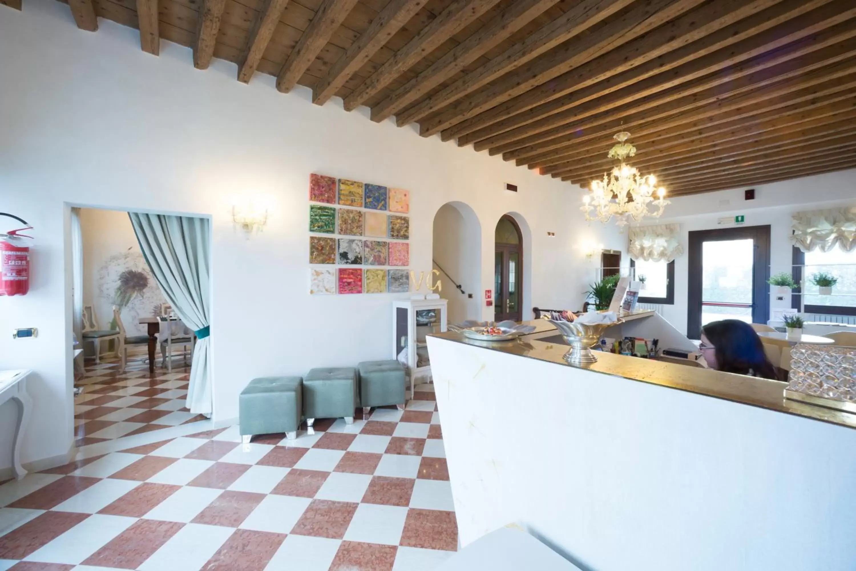 Lobby or reception in Villa Gasparini