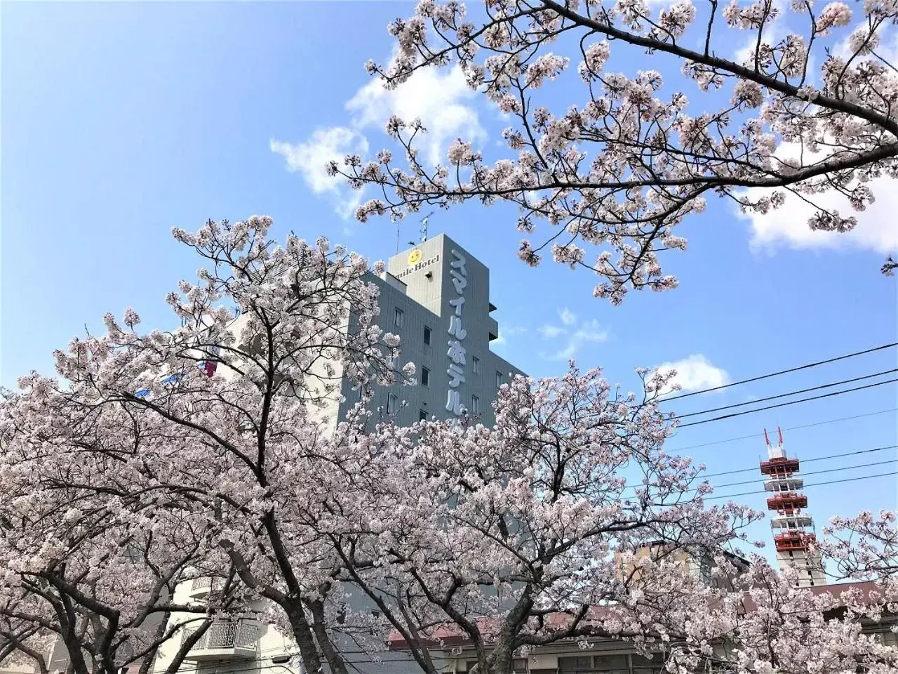 Property building, Winter in Smile Hotel Mito