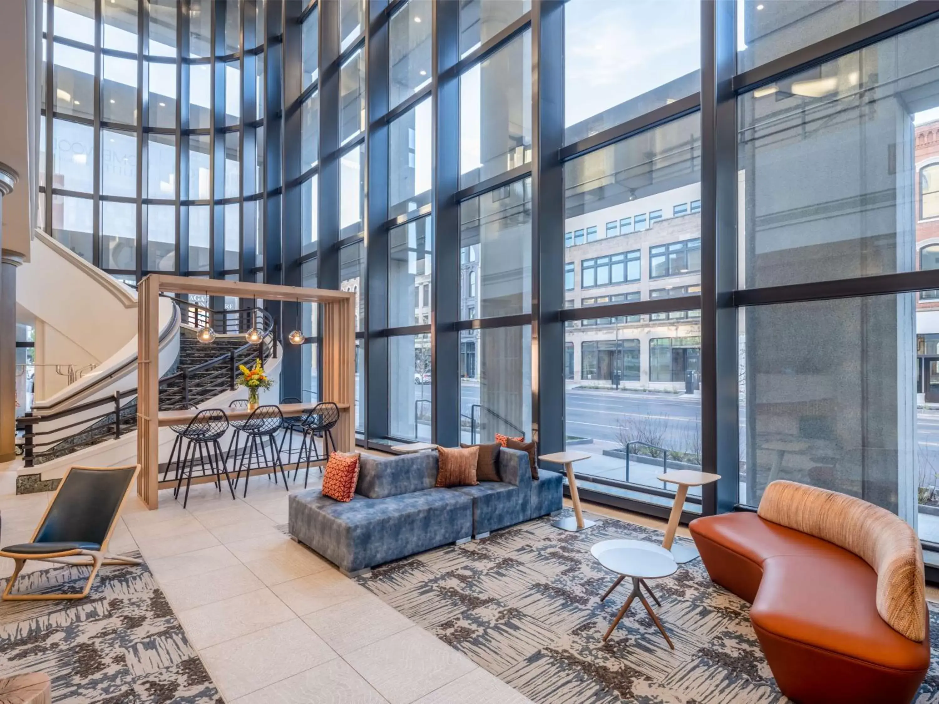 Lobby or reception, Seating Area in Homewood Suites By Hilton Toledo Downtown