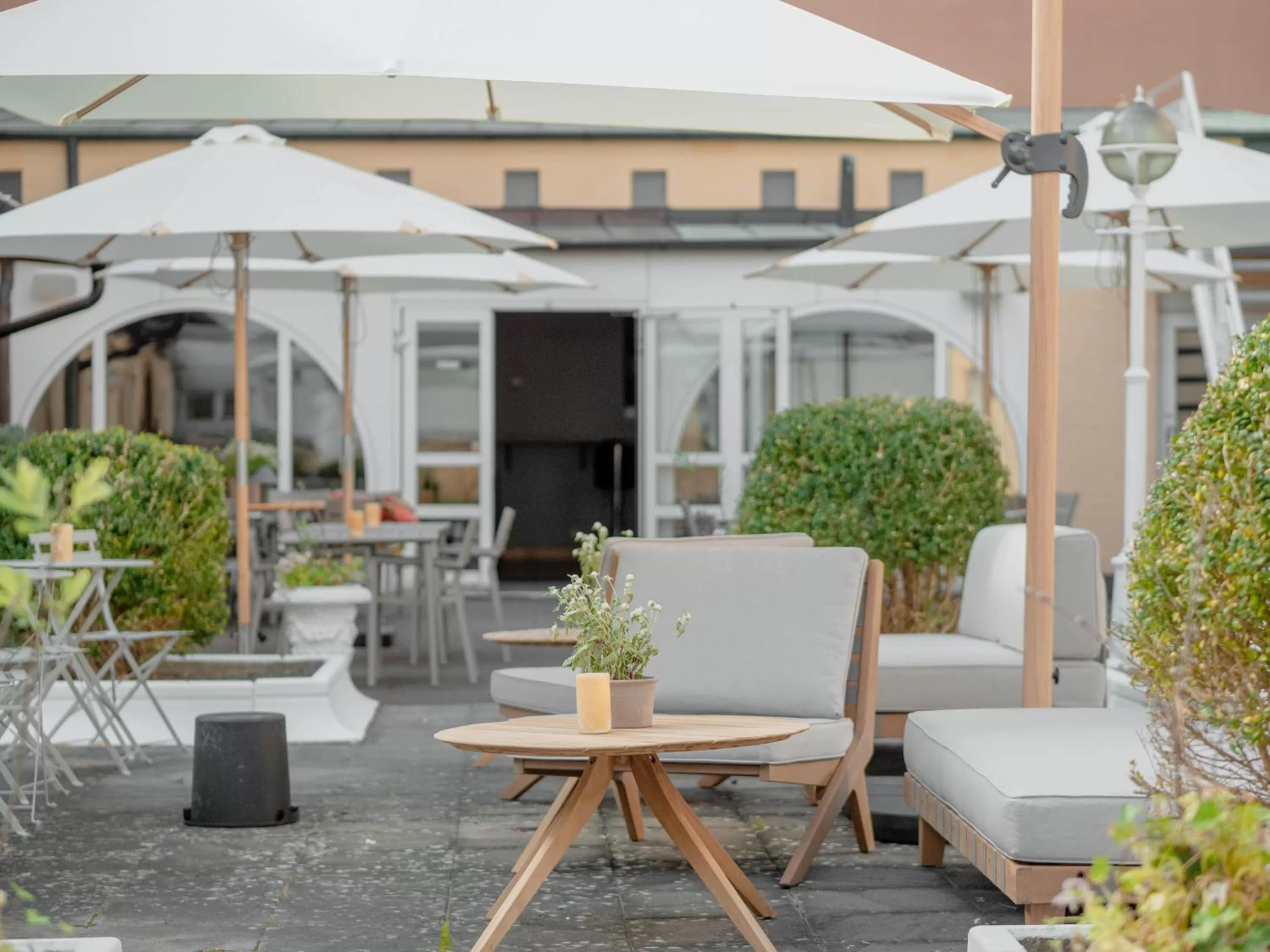 Patio in Quality Hotel Grand Kristianstad