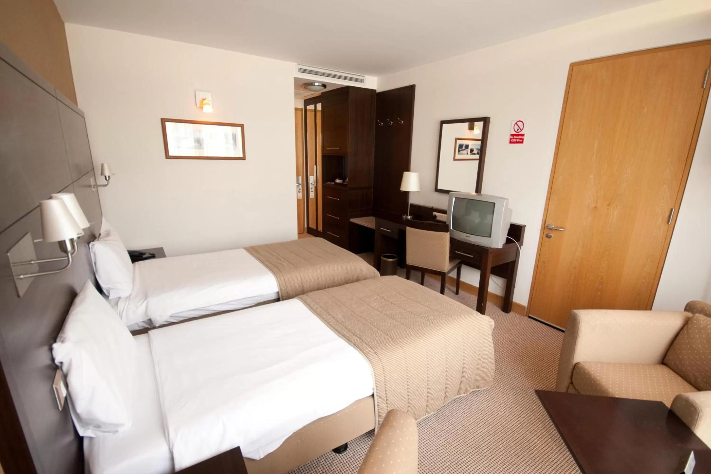 Bed in White Sands Hotel