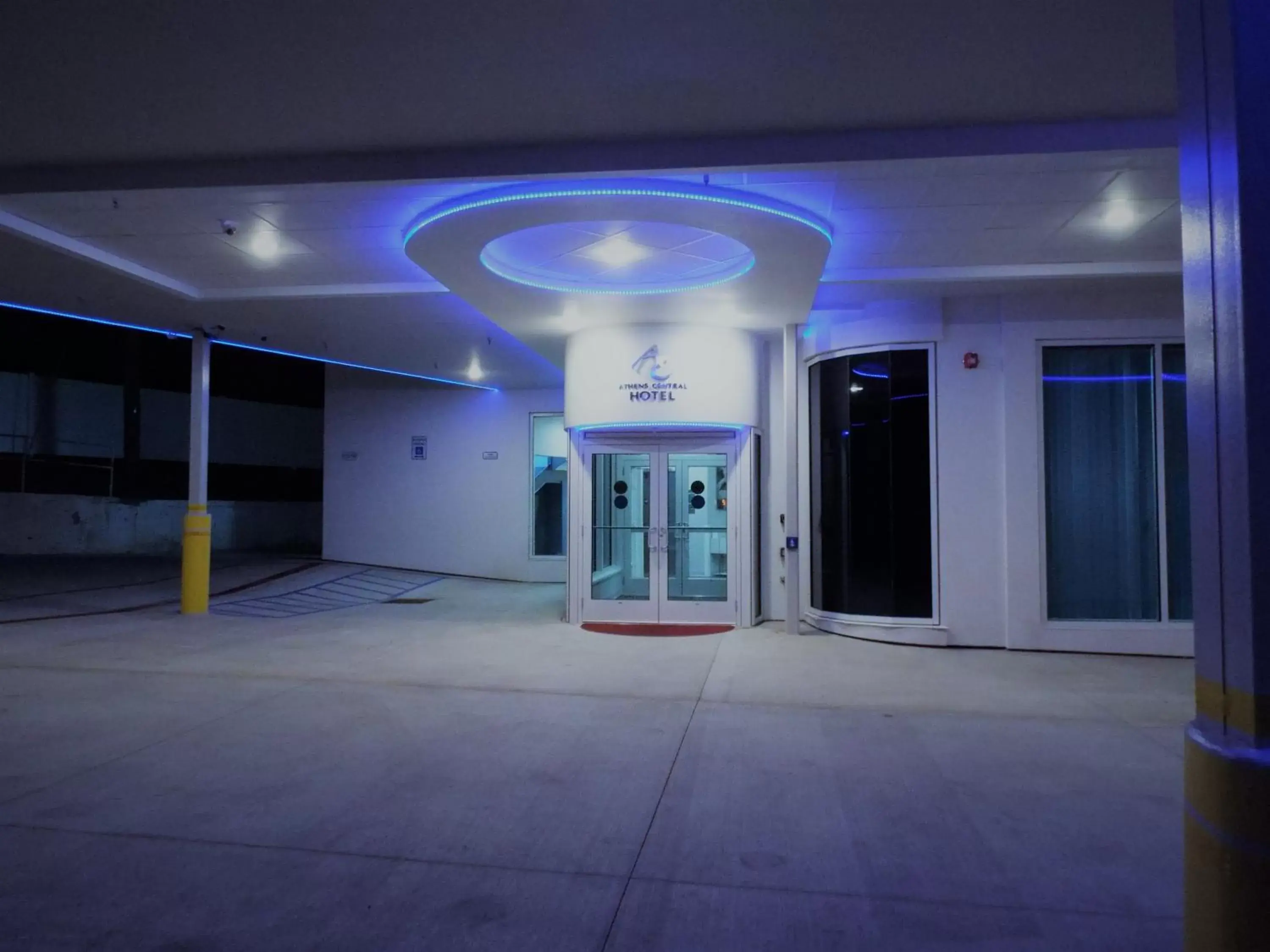 Facade/entrance in Athens Central Hotel