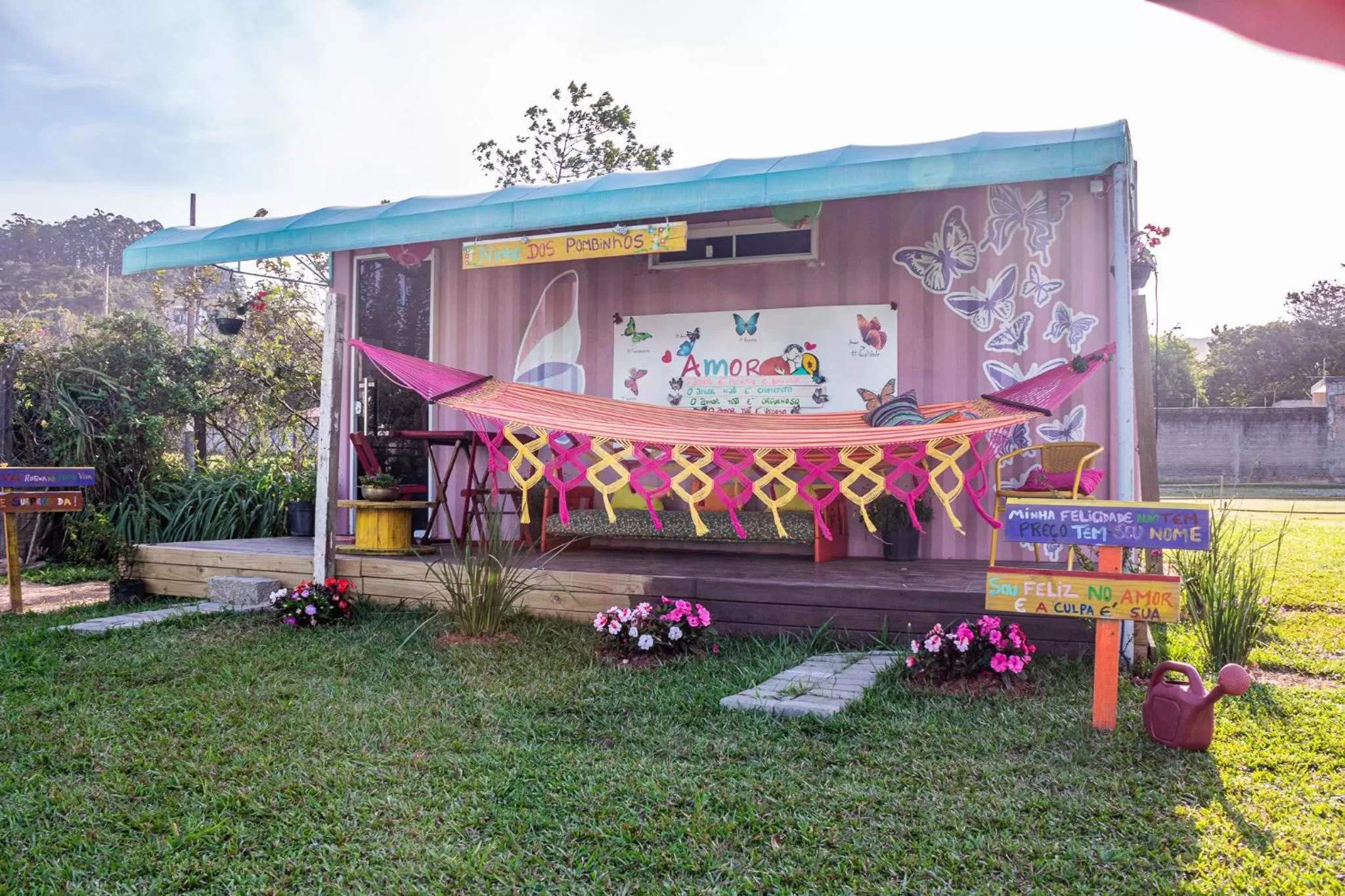 Garden in Pousada OceAnas Frente Mar Estaleiro