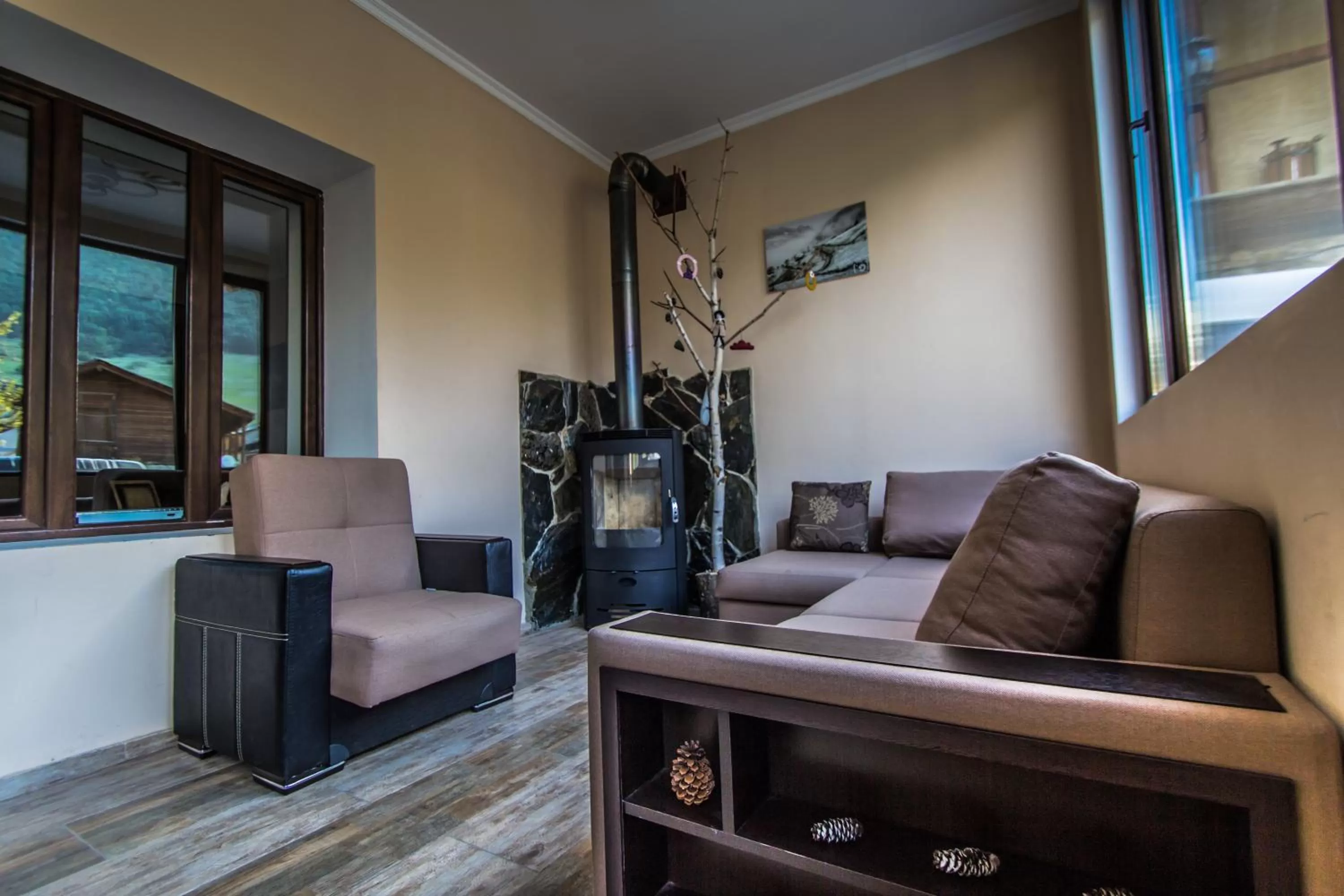 Lobby or reception in Hotel Svanseti