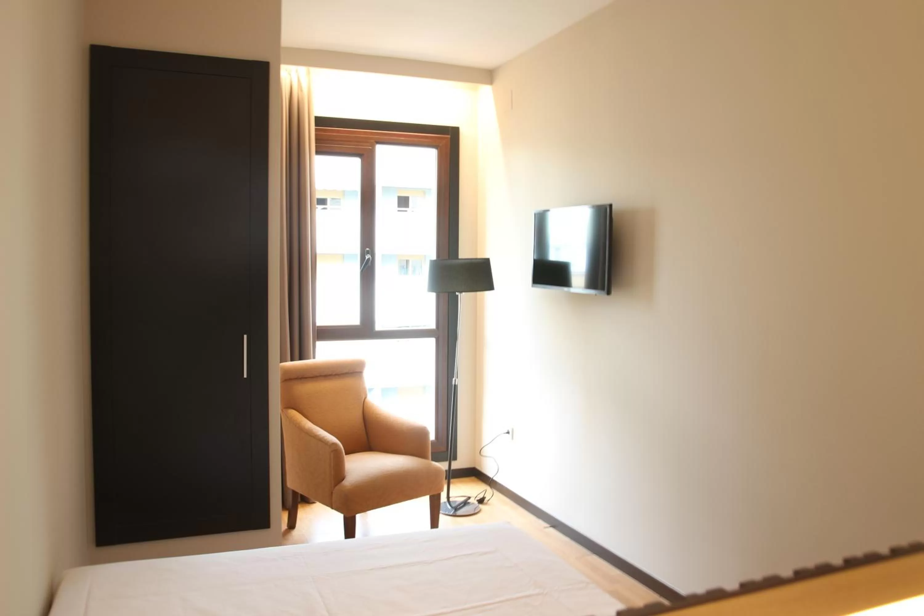 Bed in Hotel Alcántara