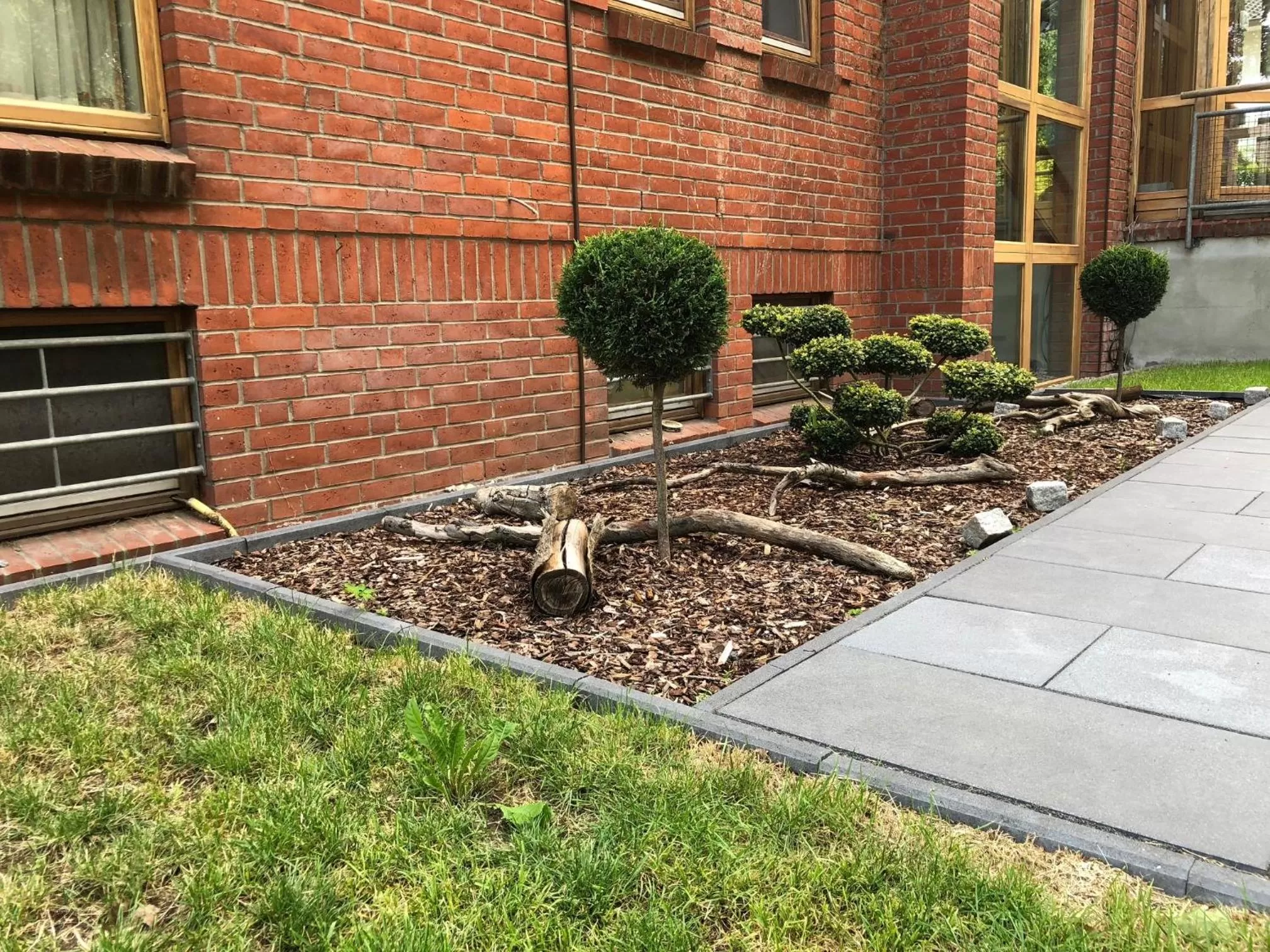 Patio in Ökotel Hamburg