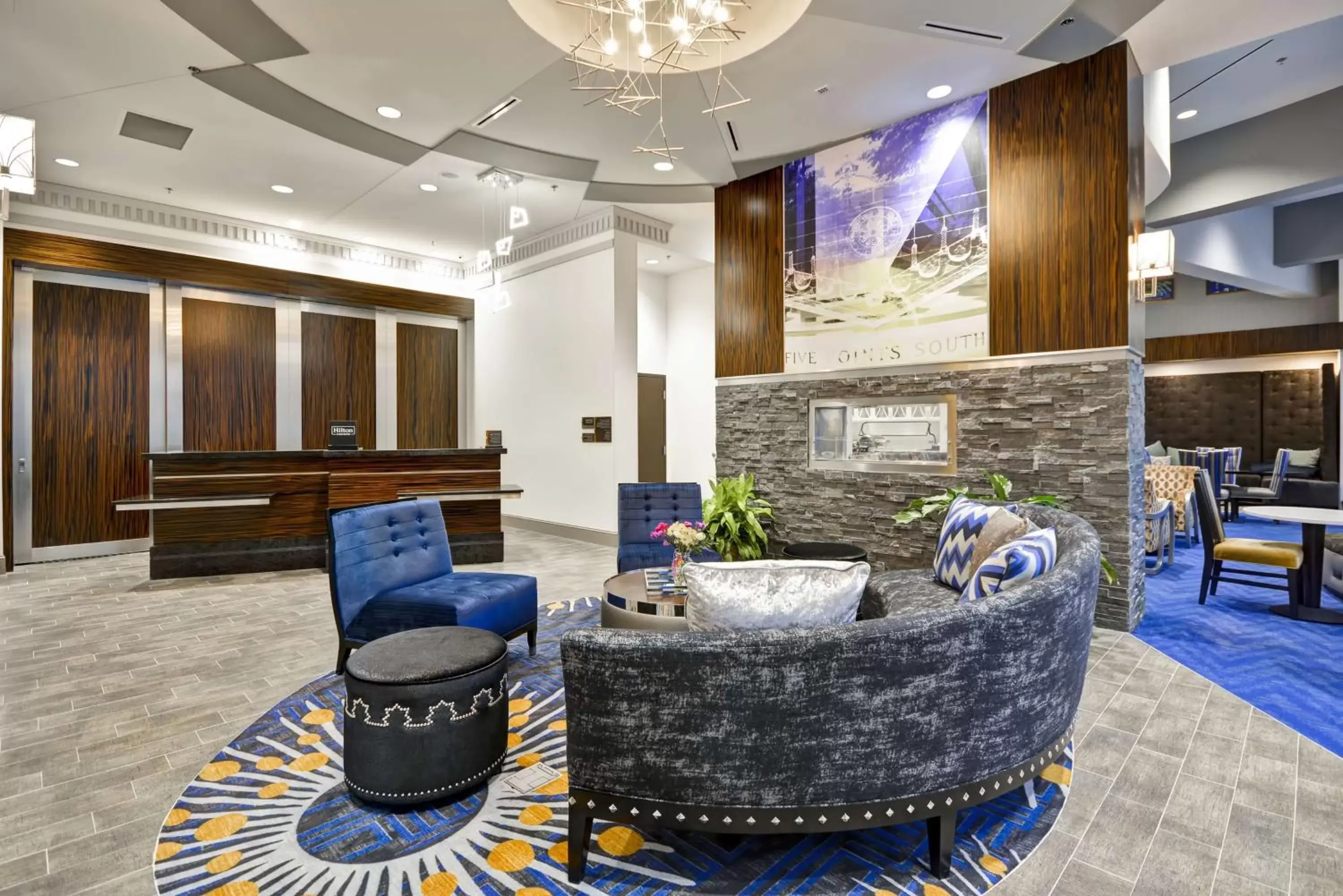 Lobby or reception in Homewood Suites by Hilton Birmingham Downtown Near UAB