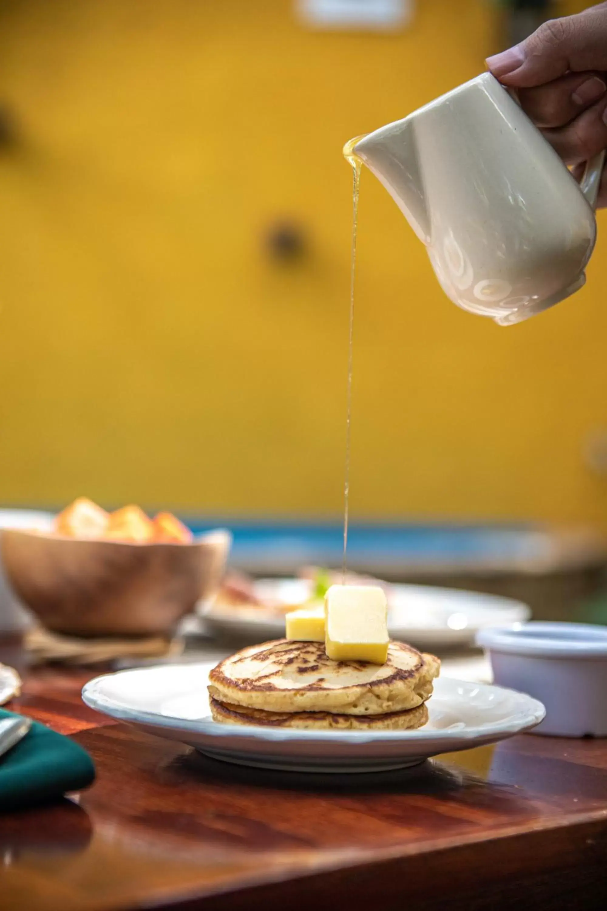 Breakfast in Hacienda San Miguel Yucatan