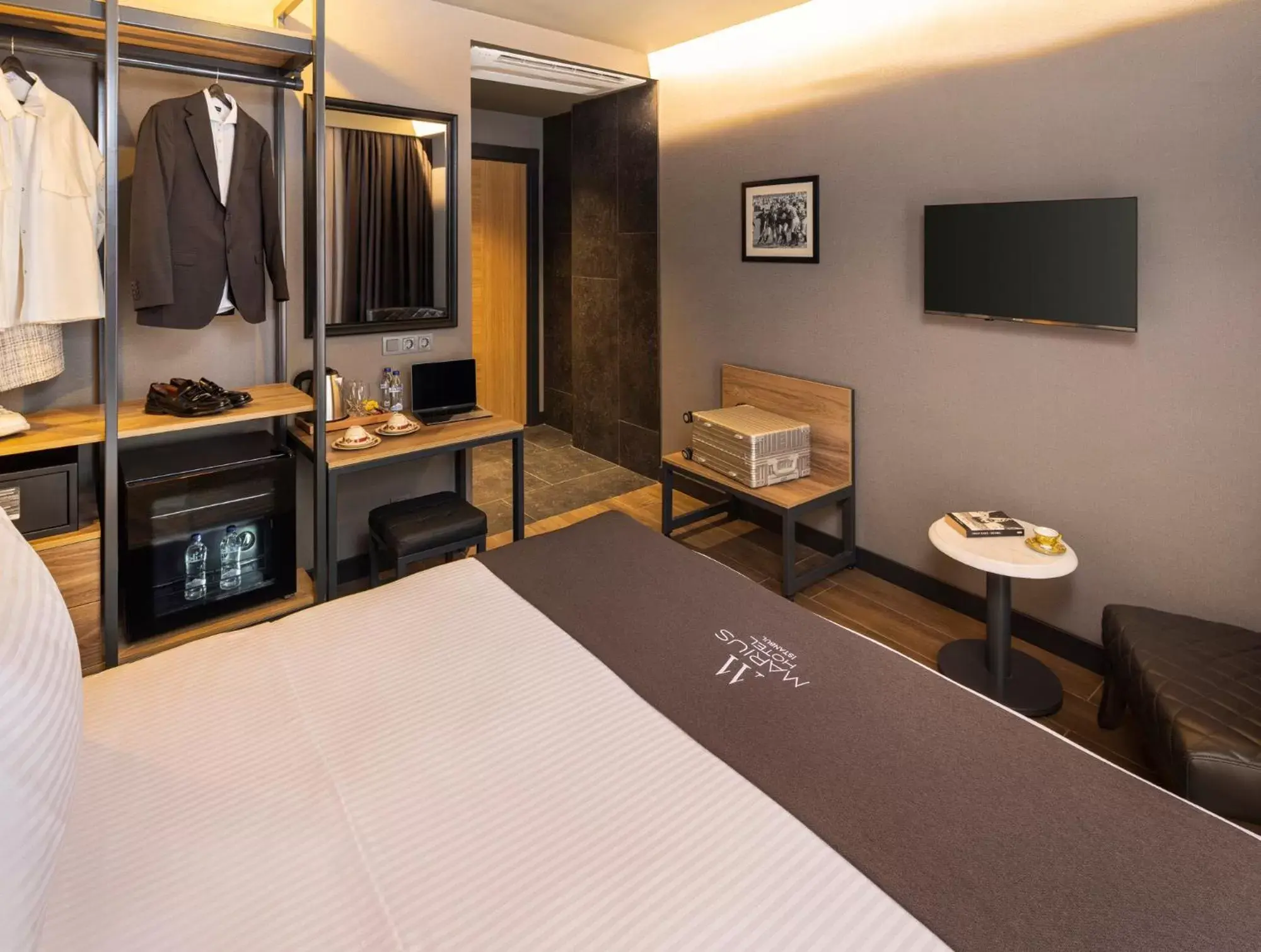 Bed in Marius Hotel Bed in Marius Hotel